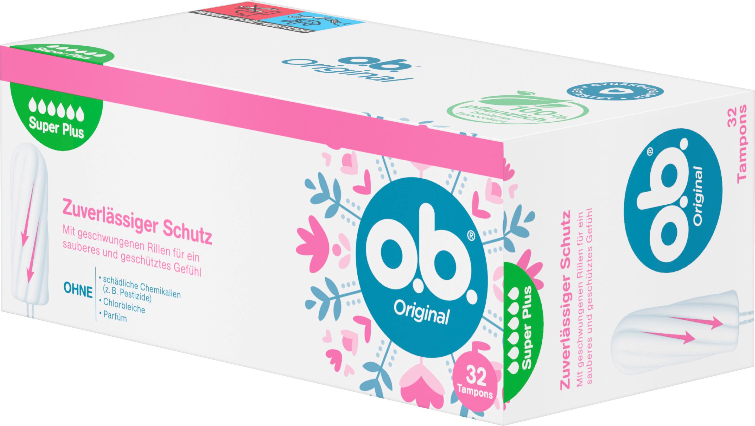 Produktbild O.B. Tampons Original Super Plus 32er 5 von 9