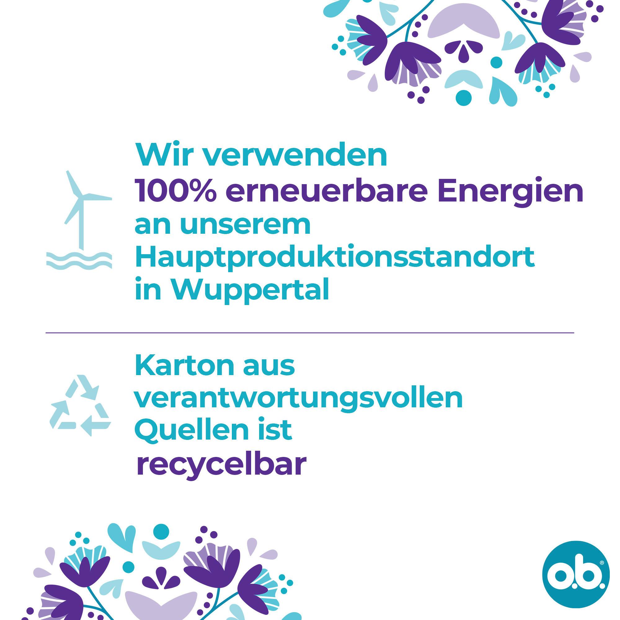 Produktbild o.b. Tampons Extra Protect ultimativer Auslaufschutz mit extra Schutzflügeln 3 von 10