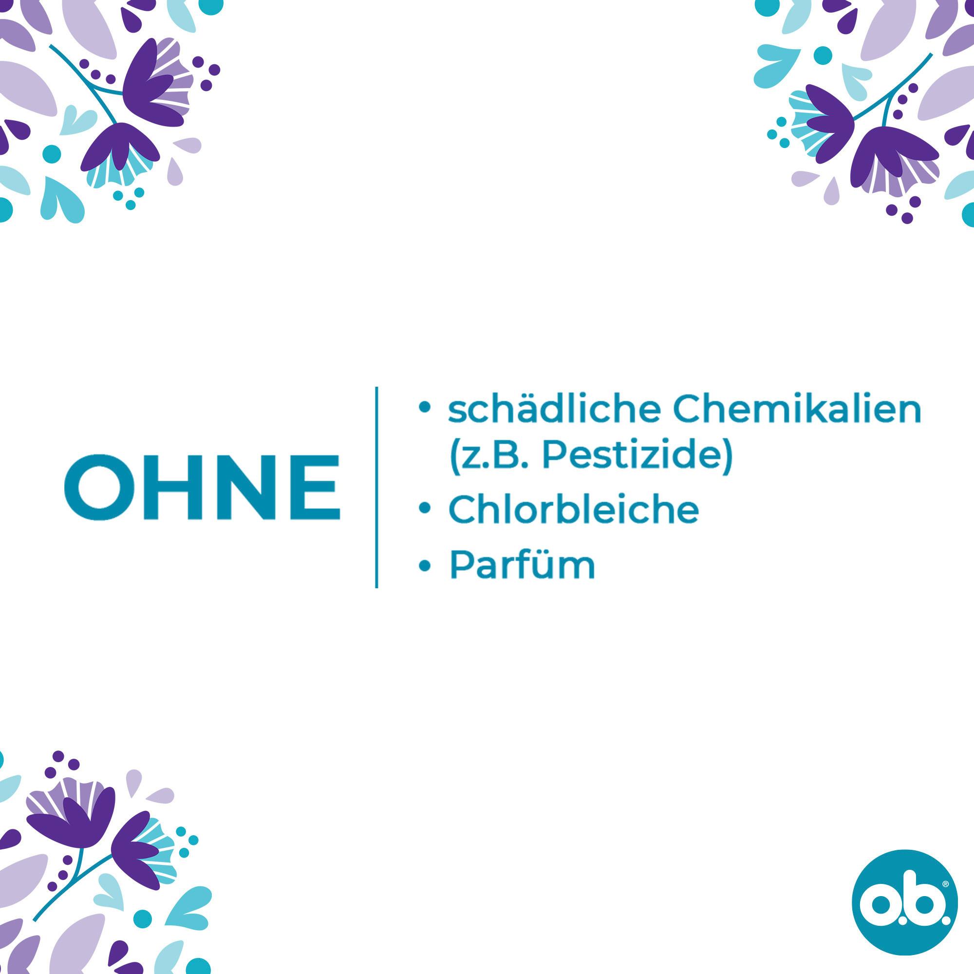 Produktbild o.b. Tampons ultimativer Auslaufschutz mit extra Schutzflügeln 3 von 10