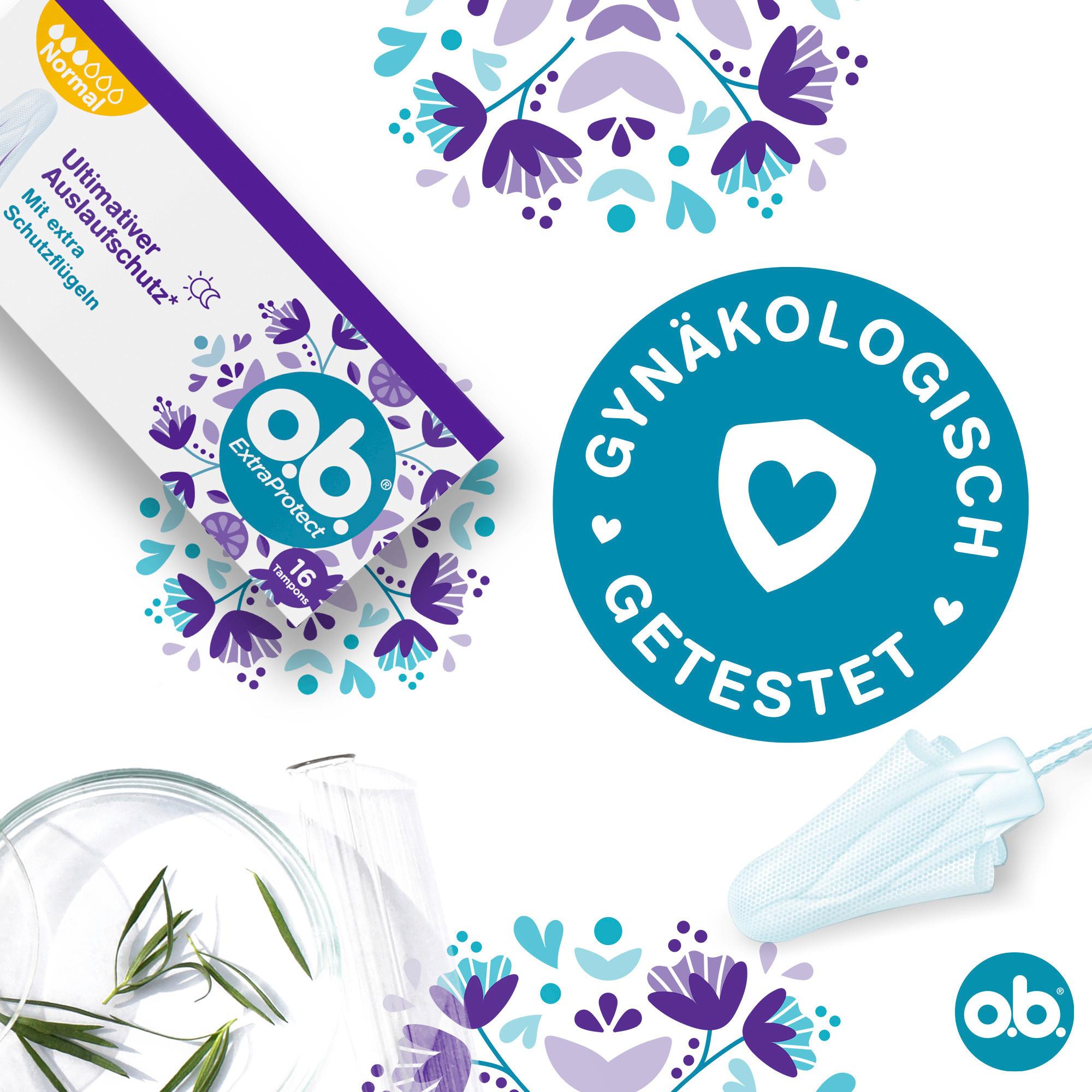 Produktbild o.b. Tampons ultimativer Auslaufschutz mit extra Schutzflügeln 9 von 10