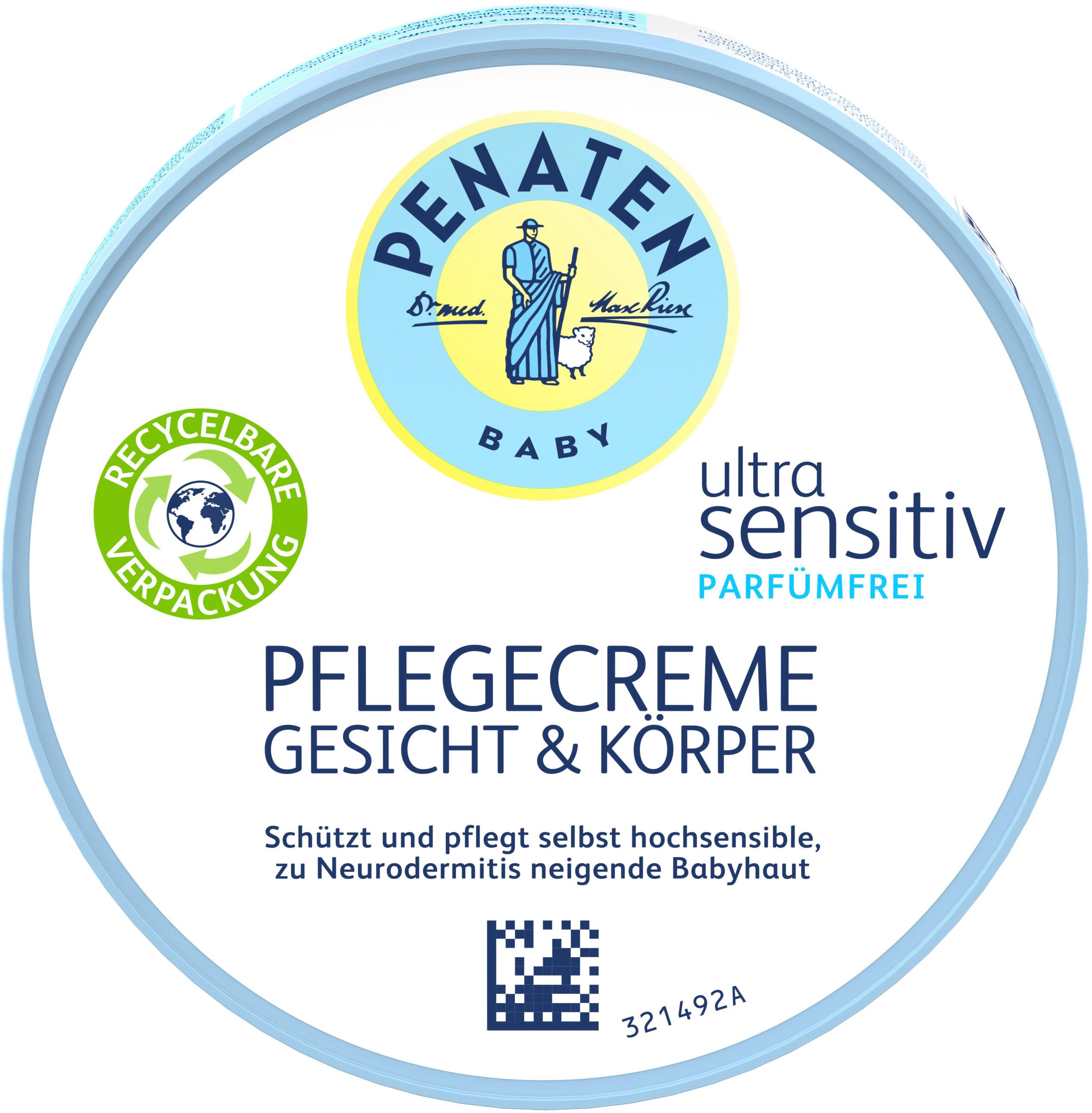 Penaten ultra sensitiv Plegecreme Gesicht+ Körper