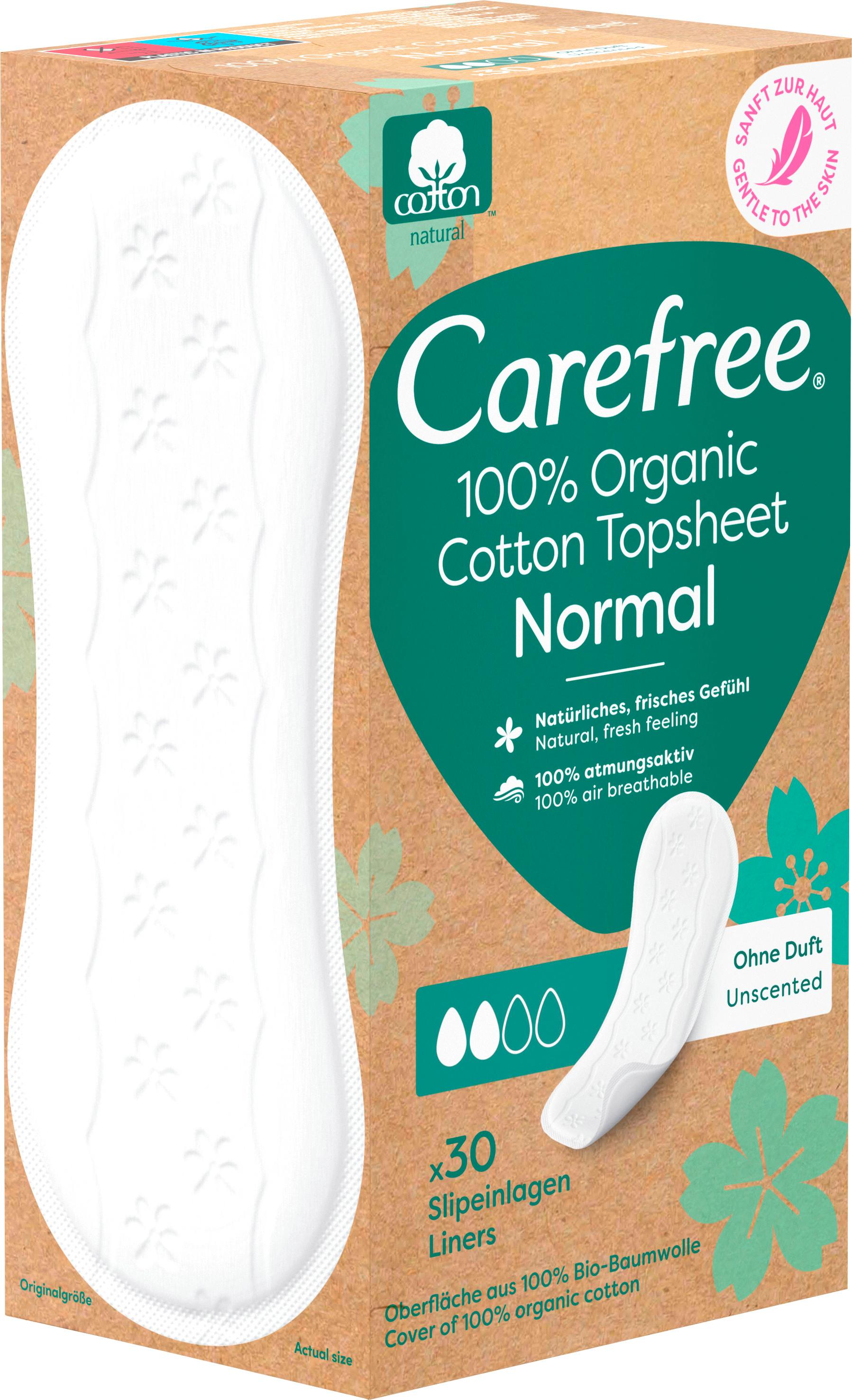Produktbild Carefree Slipeinlagen Organic Cotton Normal 4 von 4