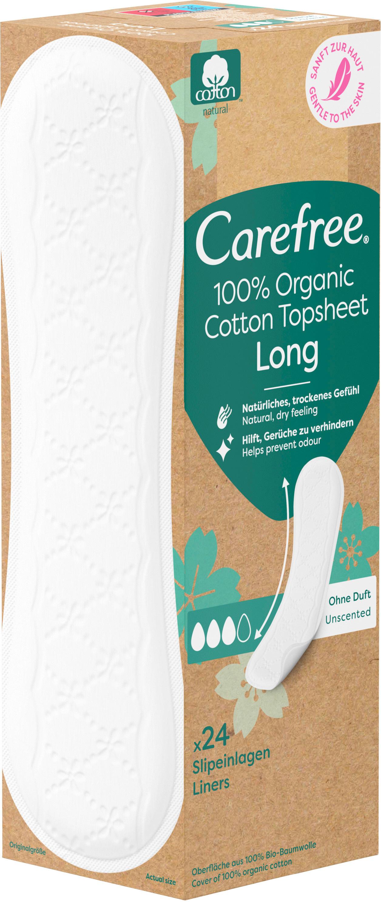 Produktbild Carefree Slipeinlagen Organic Cotton Long 3 von 11