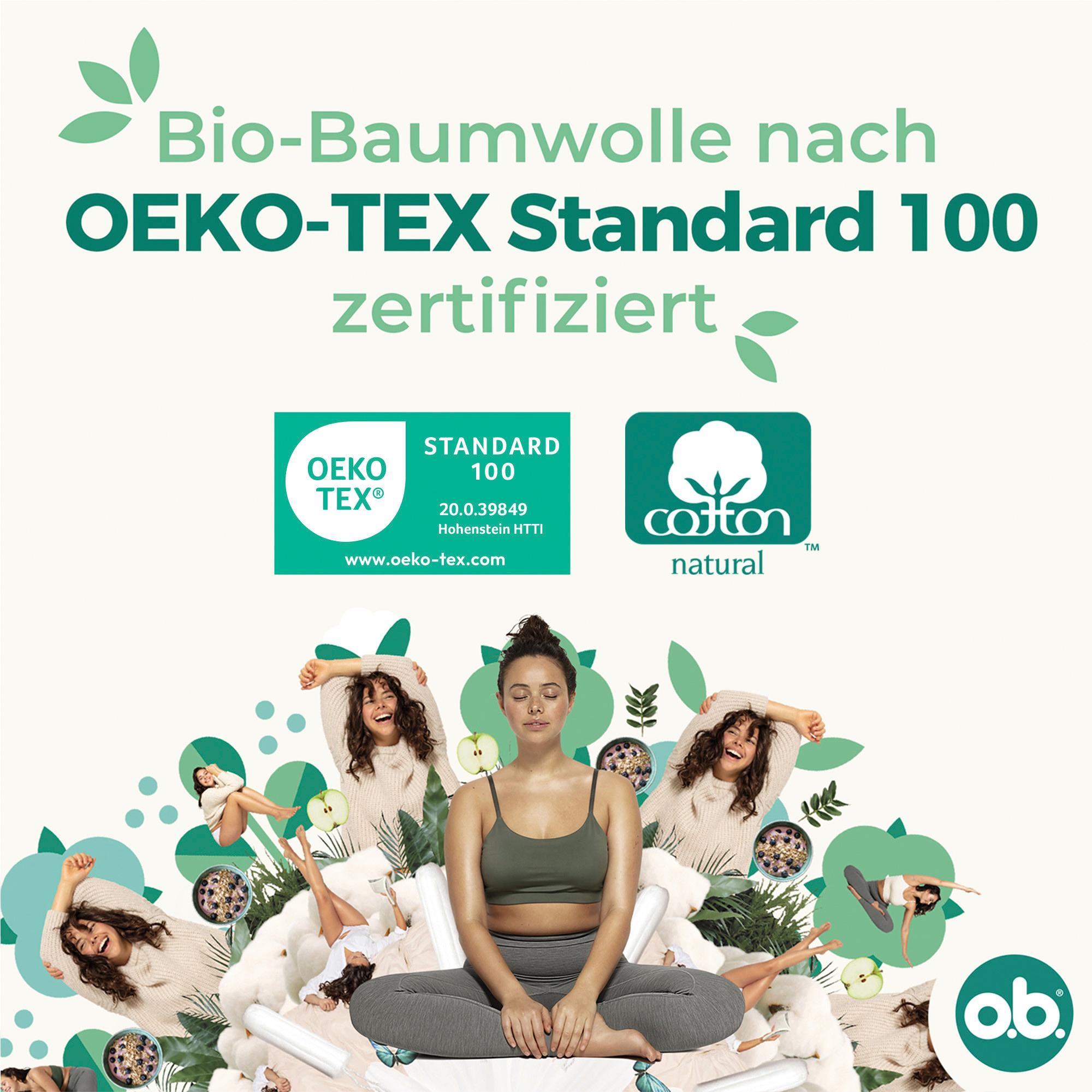 Produktbild o.b. Organic Tampons Normal 3 von 6