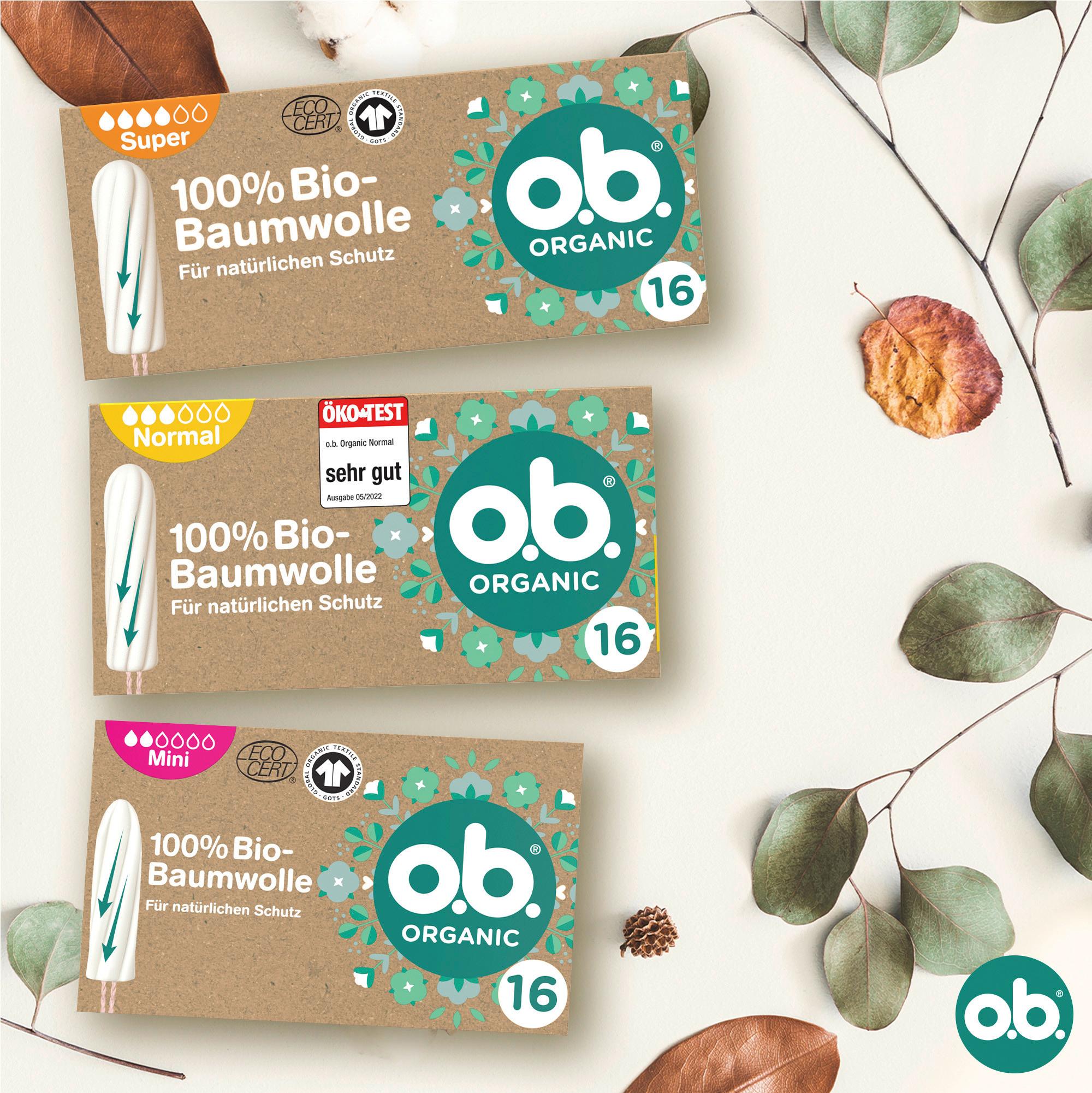 Produktbild O.B. Organic Bio Tampon Super 16er 4 von 7