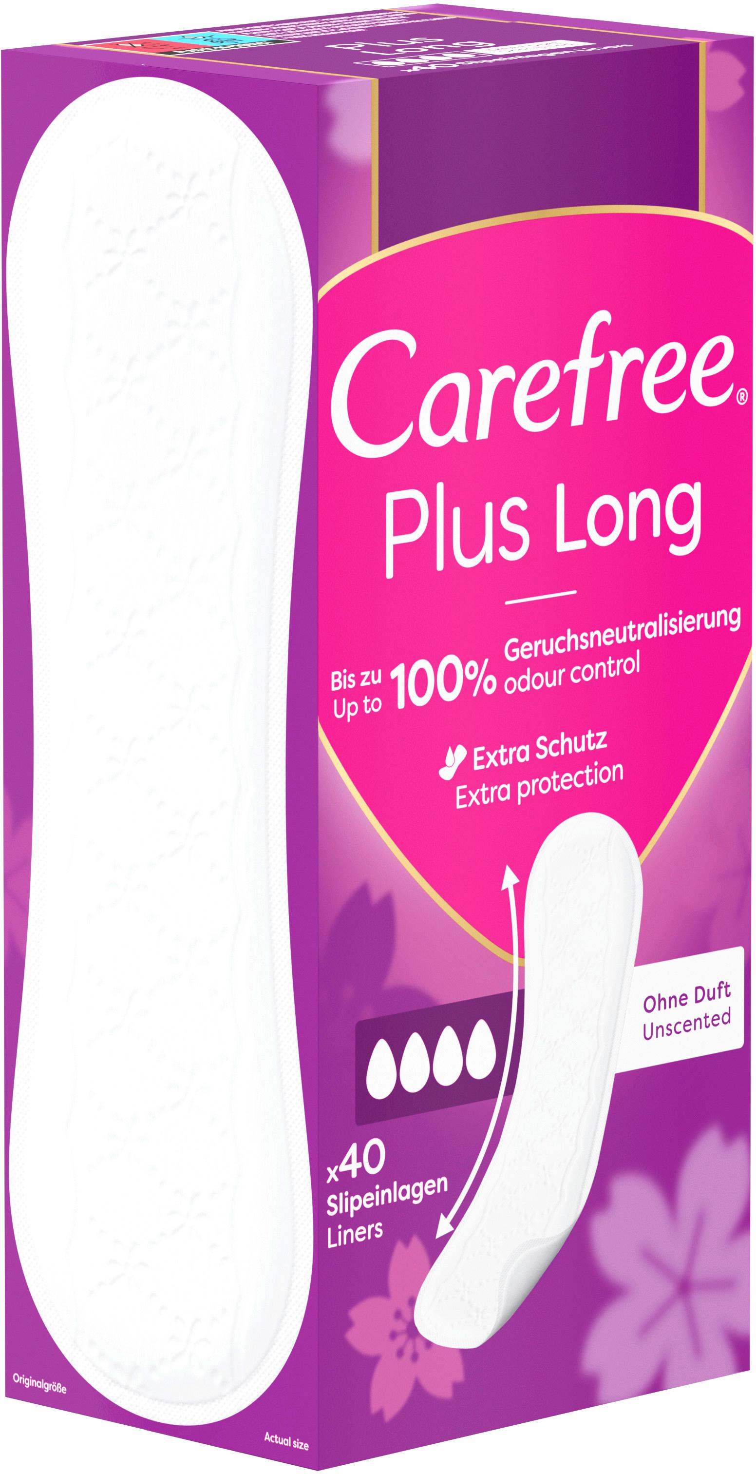 Produktbild Carefree Plus Long Slipeinlagen ohne Duft 7 von 10