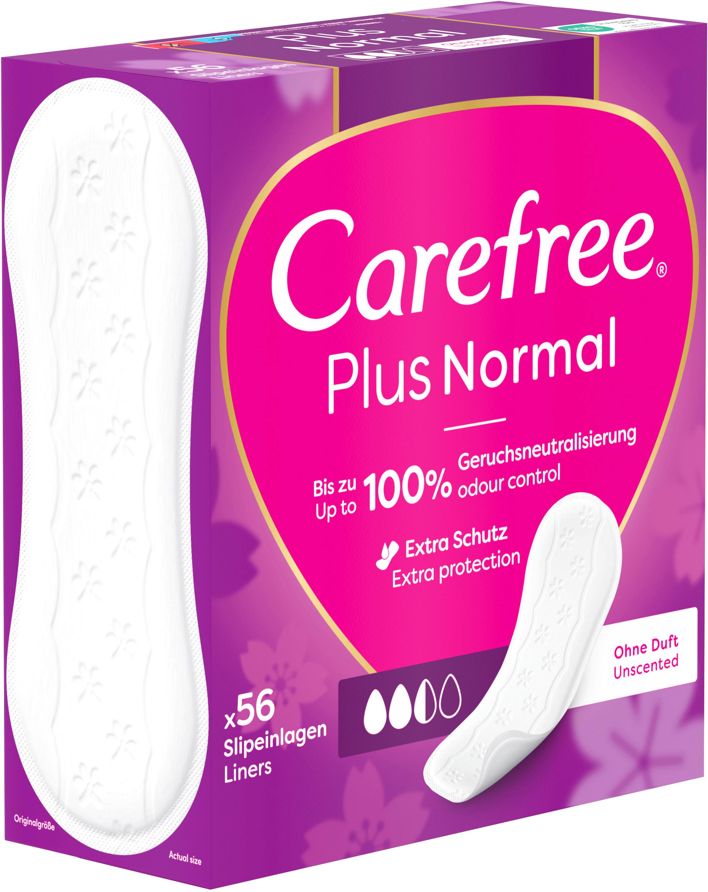 Produktbild Carefree Plus Normal x56 Slipeinlagen leichter Duft 3 von 10