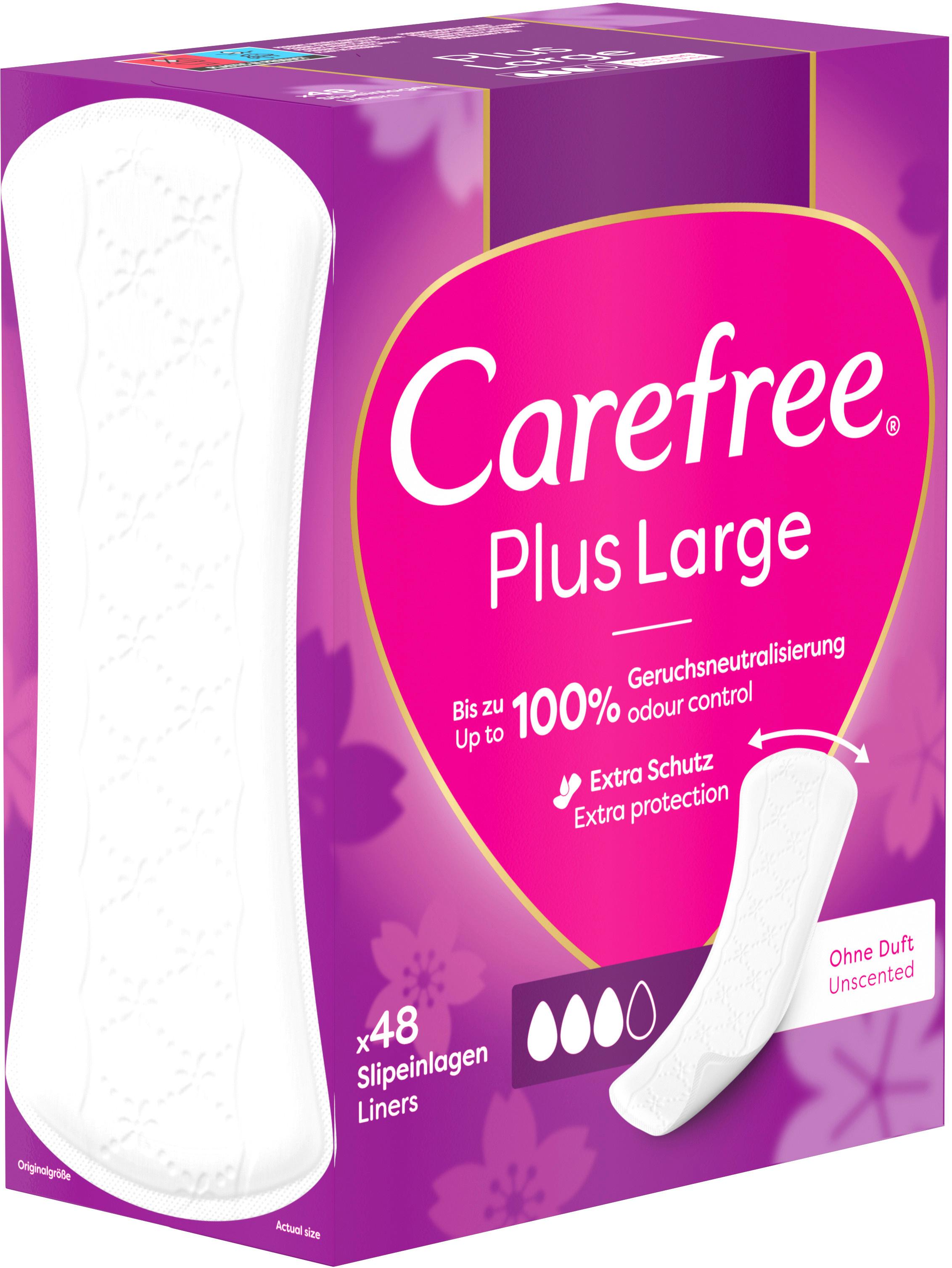 Produktbild Carefree Plus Large Slipeinlagen leichter Duft 8 von 10
