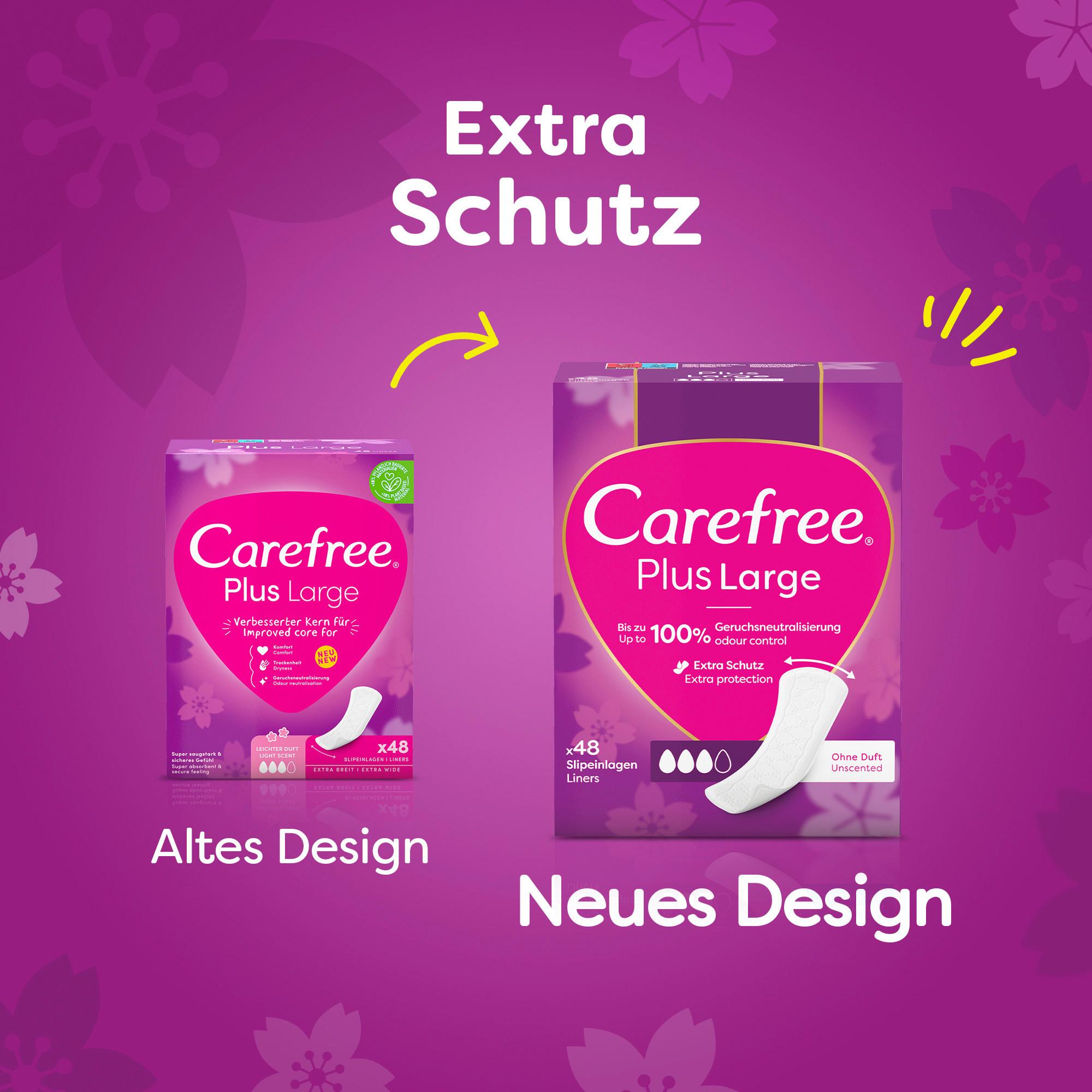 Produktbild Carefree Plus Large Slipeinlagen leichter Duft 6 von 10