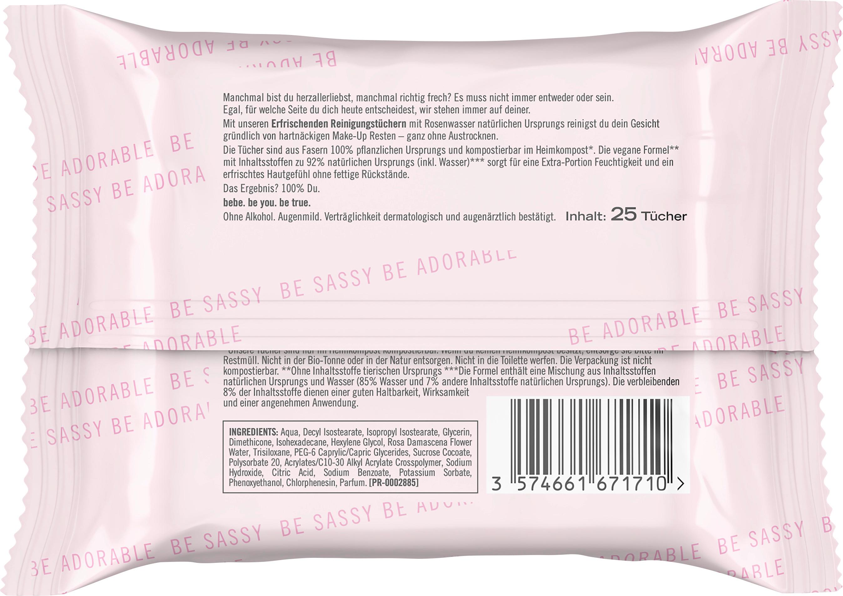 Produktbild bebe erfrischende Reinigungstücher 2 von 12