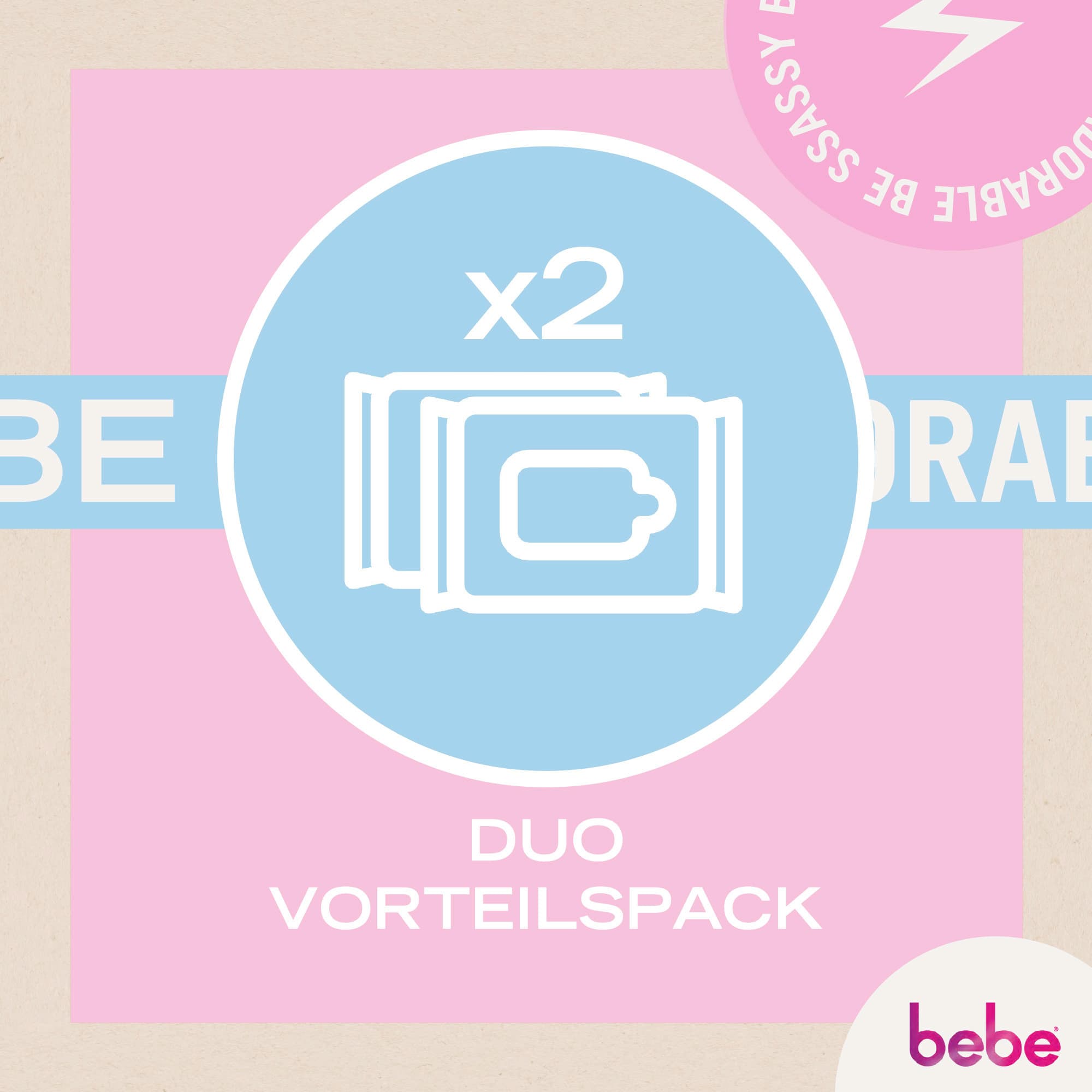 Produktbild bebe erfrischende Reinigungstücher Doppelpack 8 von 10