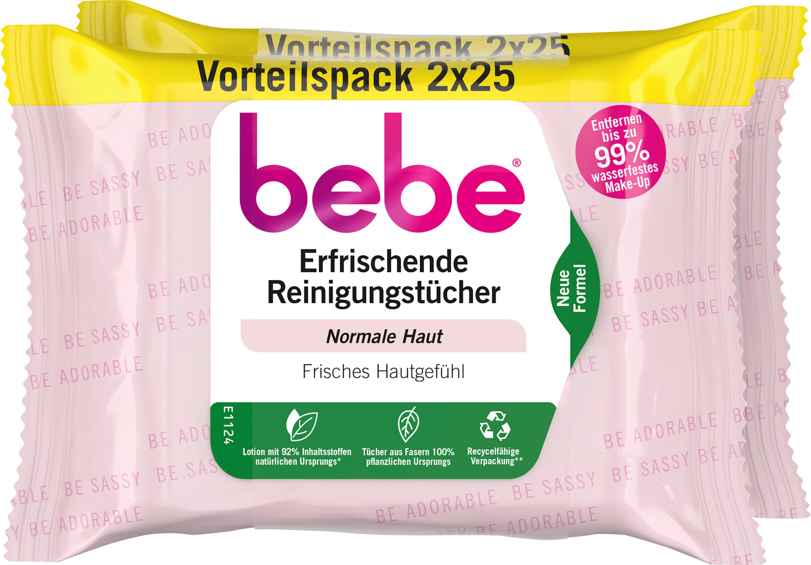 bebe erfrischende Reinigungstücher Doppelpack