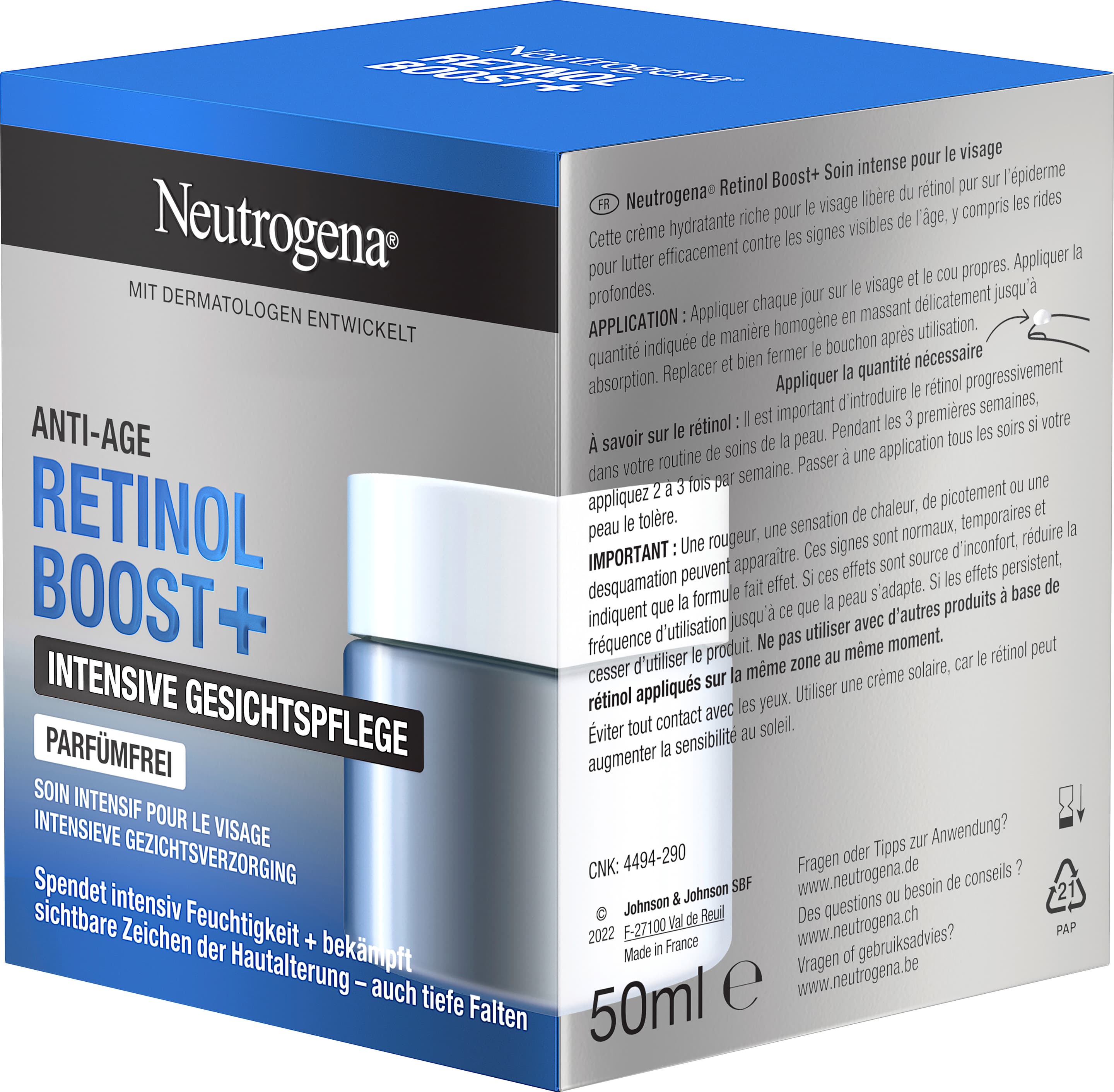 Produktbild Neutrogena Retinol Boost + Intensive Gesichtspflege 12 von 12