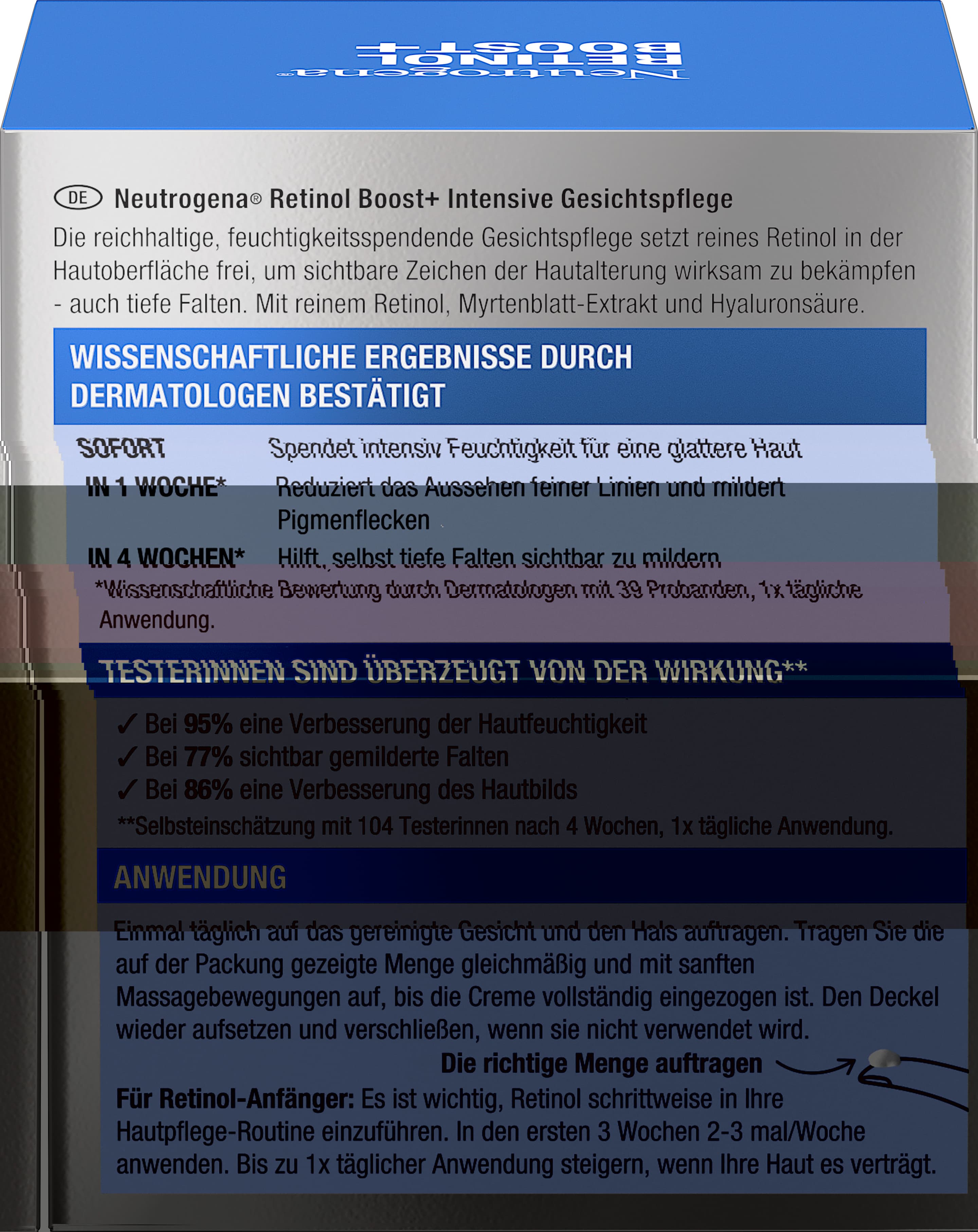 Produktbild Neutrogena Retinol Boost + Intensive Gesichtspflege 2 von 12
