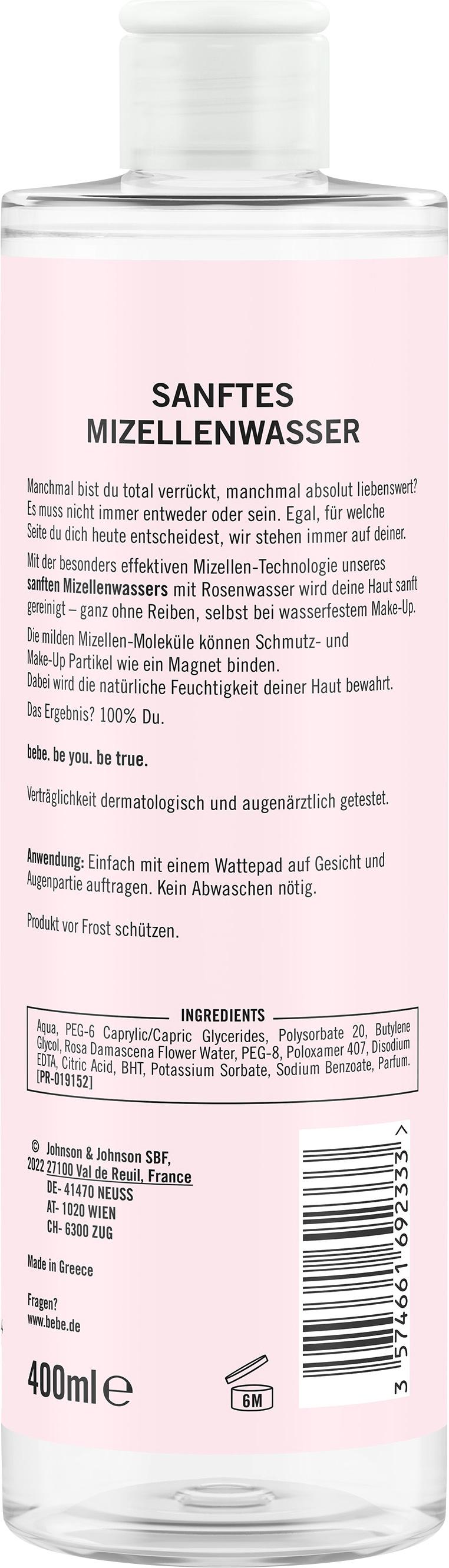 Produktbild bebe Sanftes Mizellenwasser 2 von 12