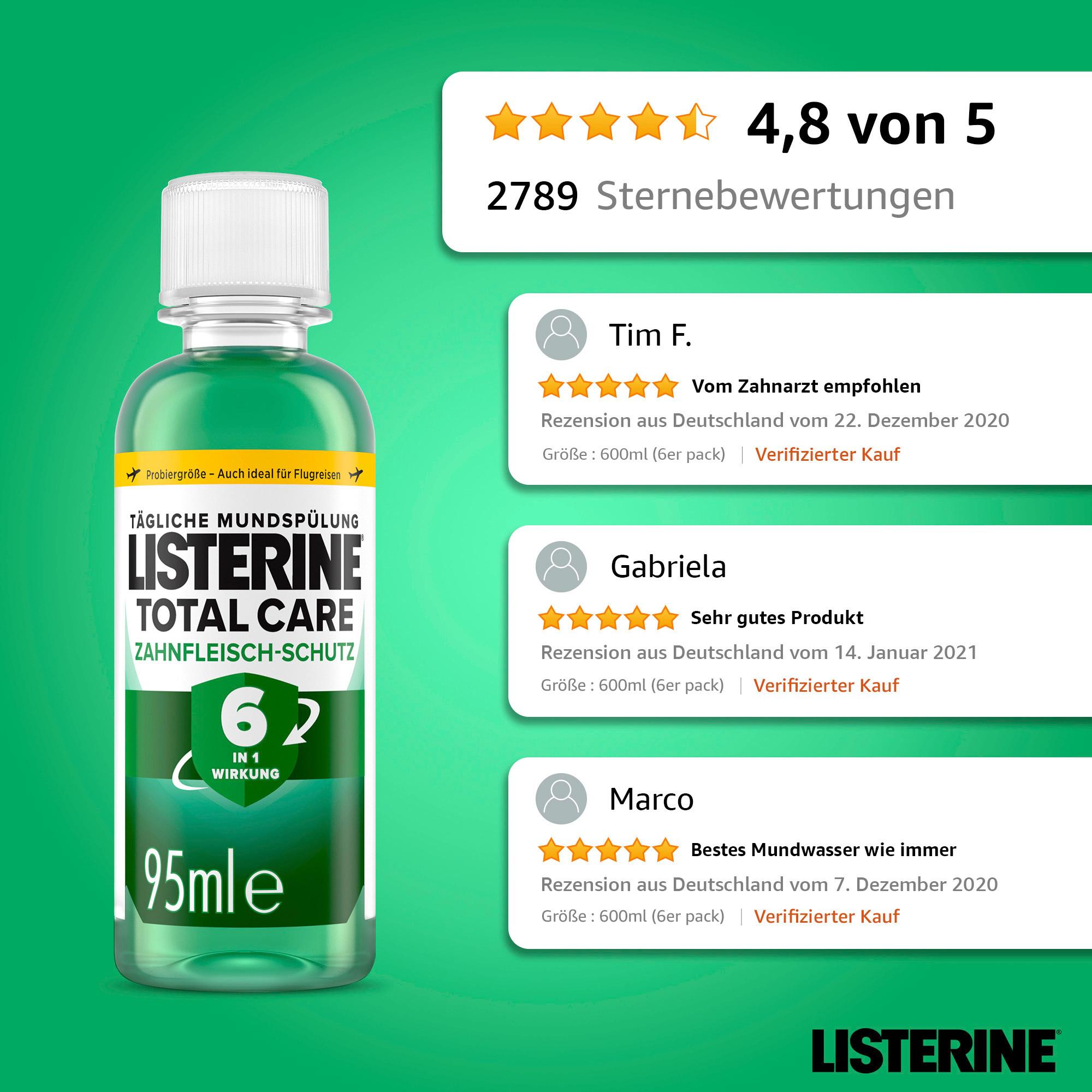 Produktbild Listerine Total Care Mundspülung Probiergröße 4 von 9
