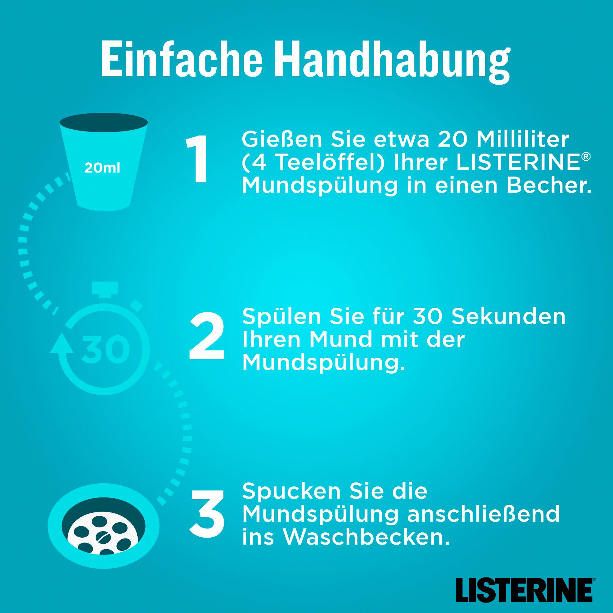 Produktbild Listerine Mundspülung Cool Mint 6 von 13
