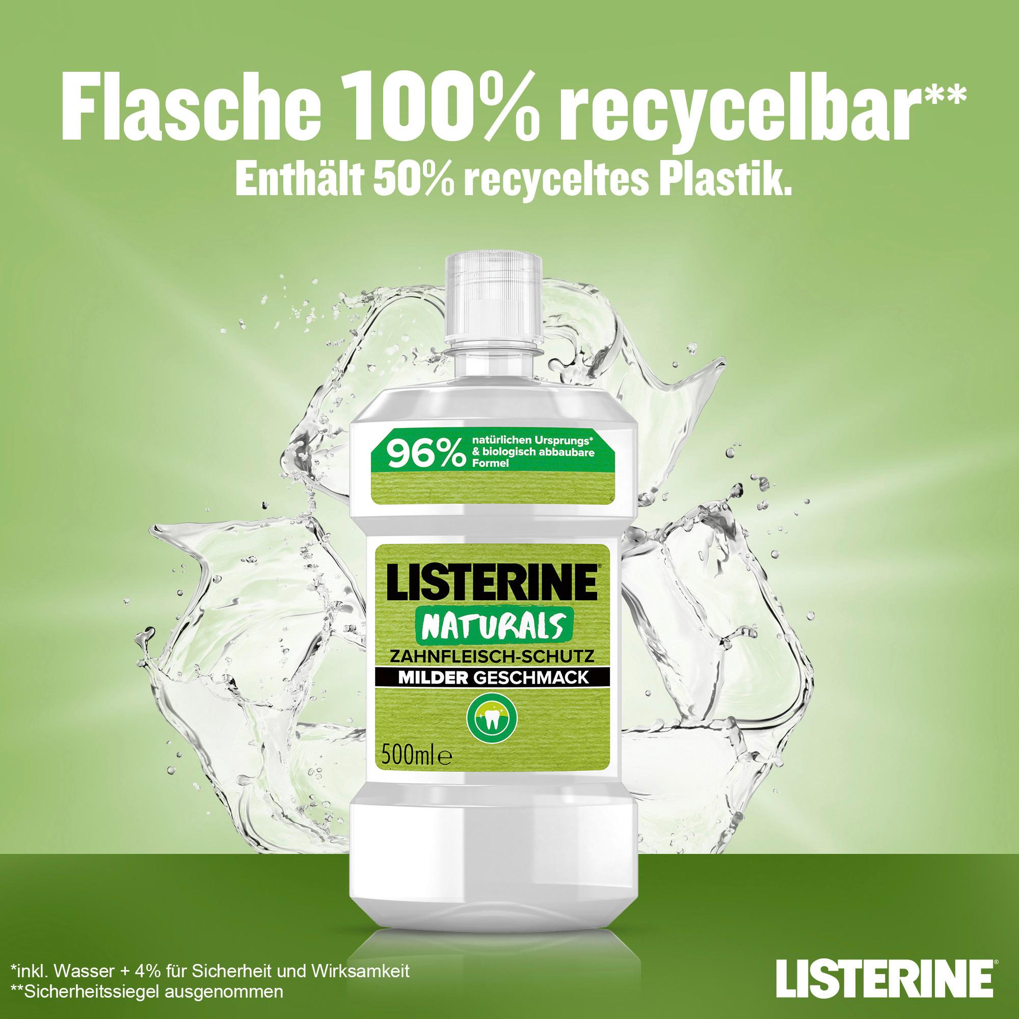 Produktbild Listerine Mundspülung Naturals Zahnfleischschutz 7 von 12
