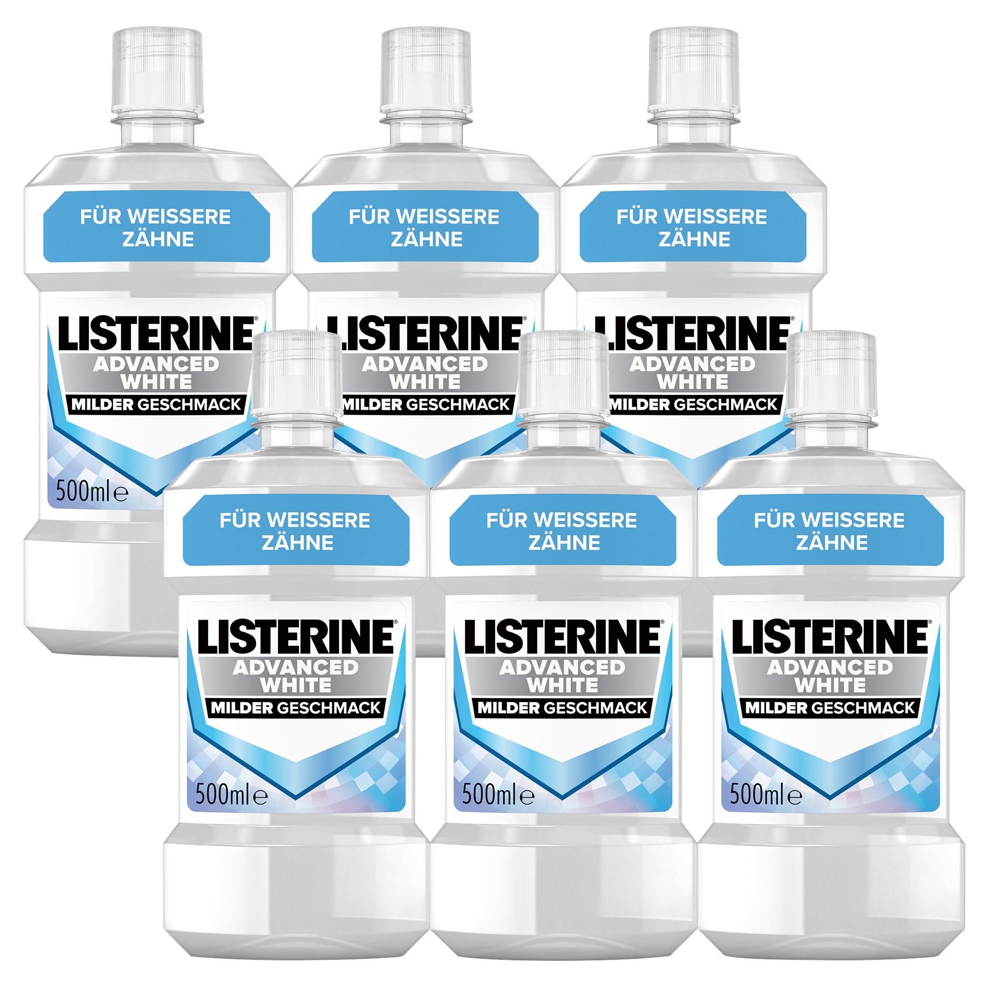 Listerine Mundspülung Advanced White Mild Multipack