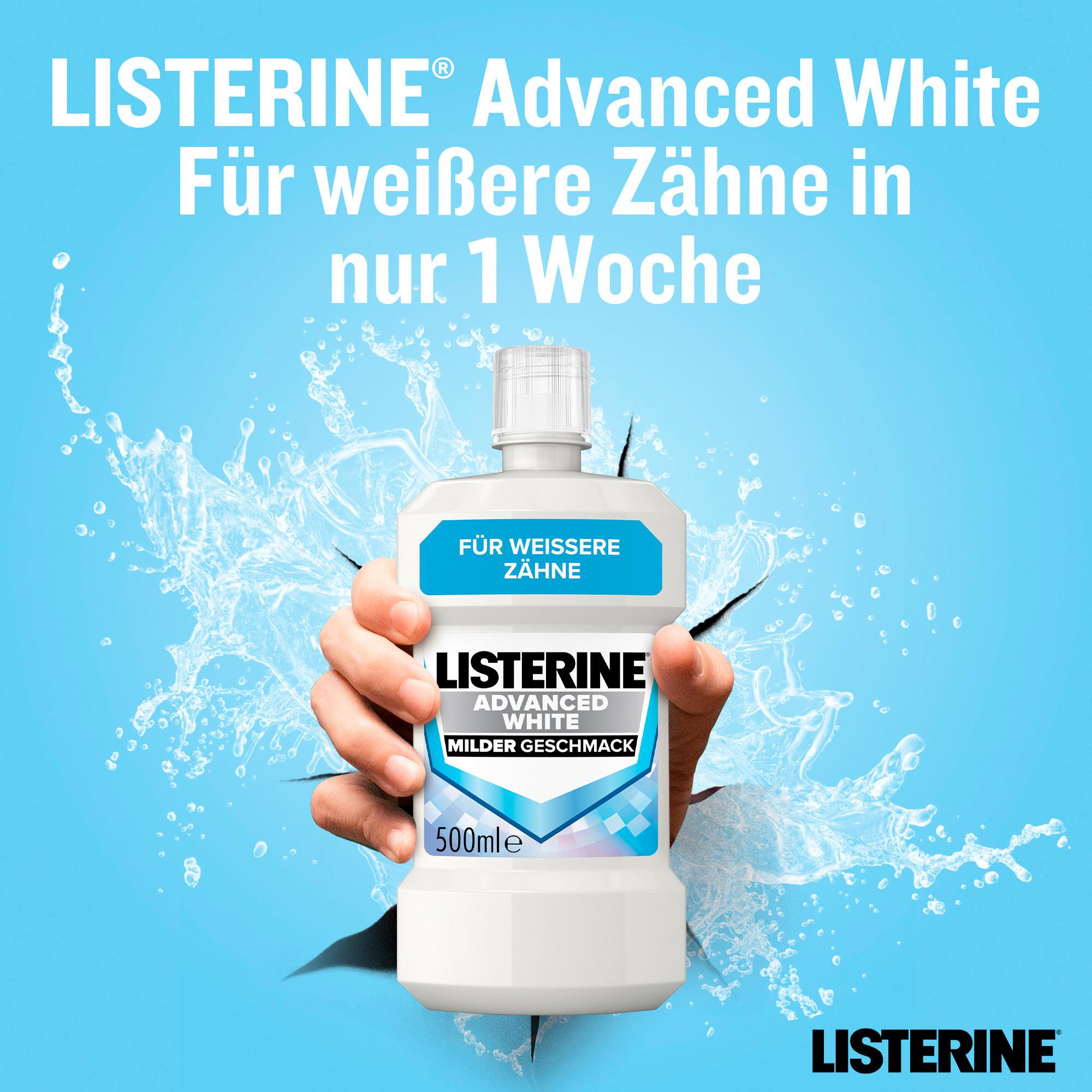 Produktbild Listerine Mundspülung Advanced White Mild Multipack 3 von 9