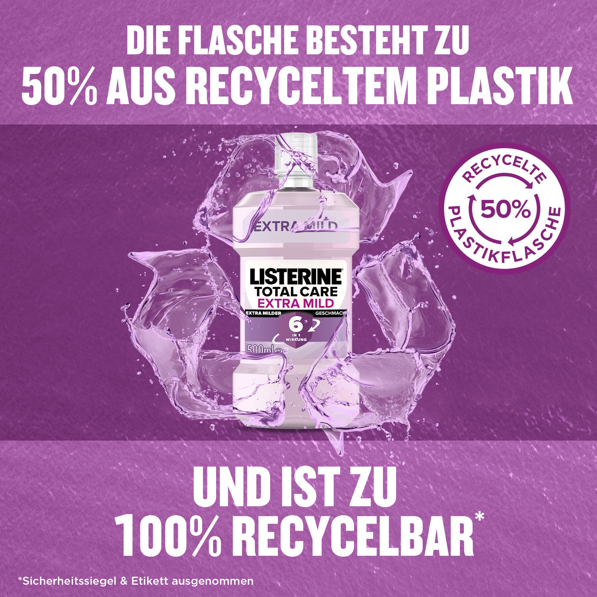 Produktbild Listerine Mundspülung Total Care Extra Mild 9 von 10