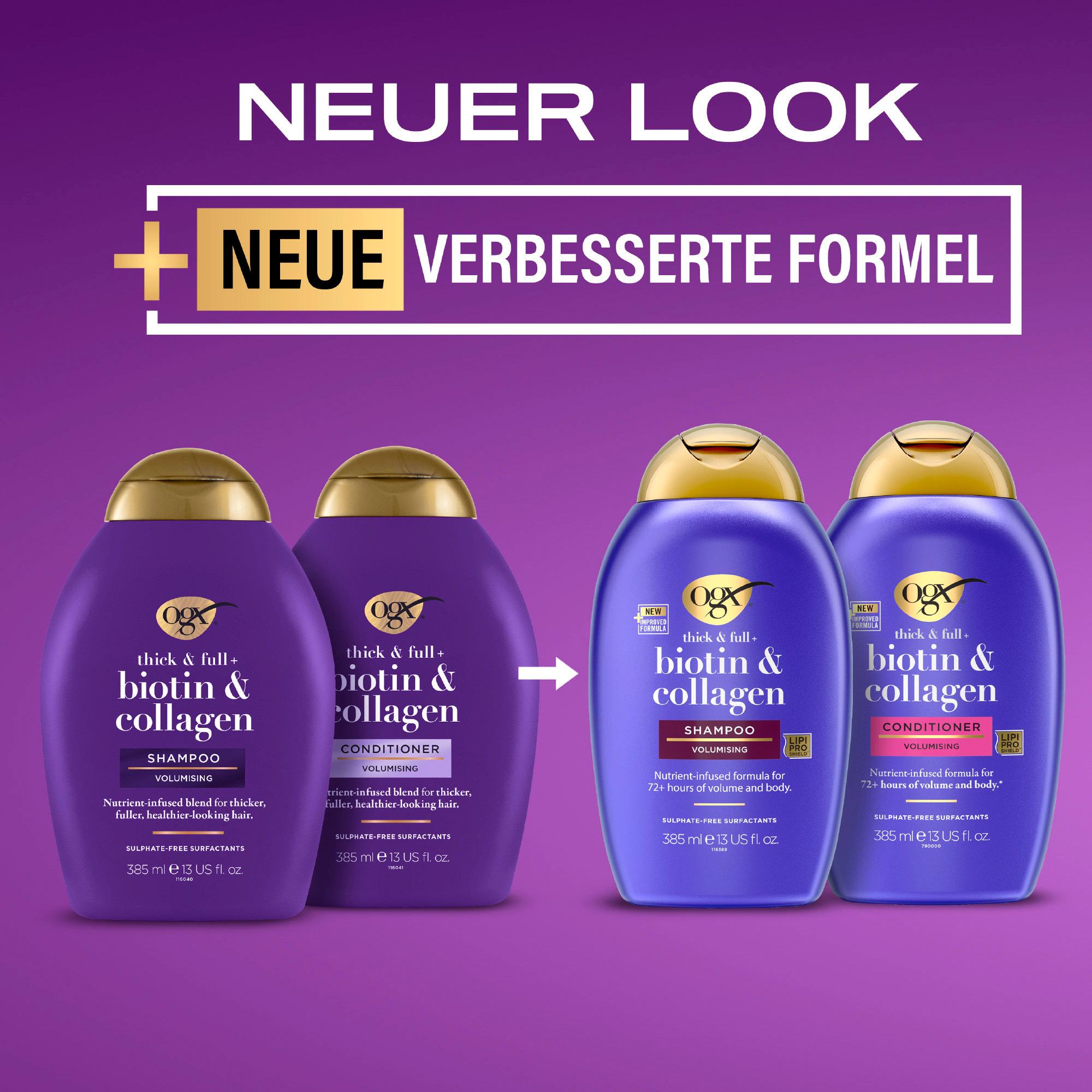 Produktbild OGX thick&full + biotin&collagen CONDITIONER 385ml 9 von 9