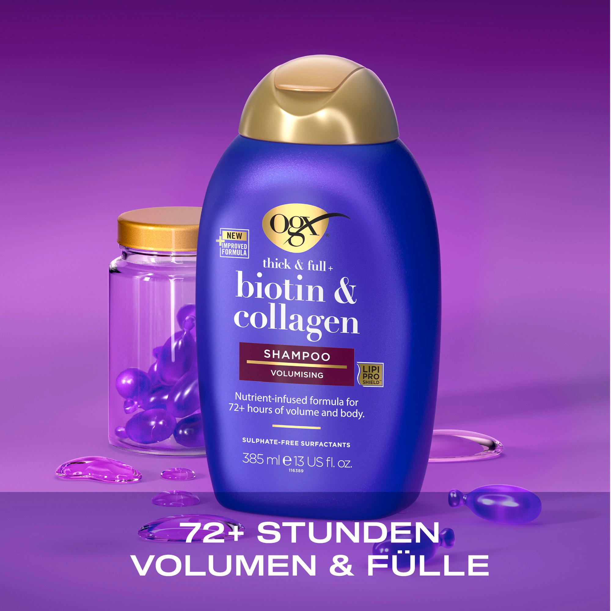 Produktbild OGX thick&full + biotin&collagen SHAMPOO 385ml 9 von 9