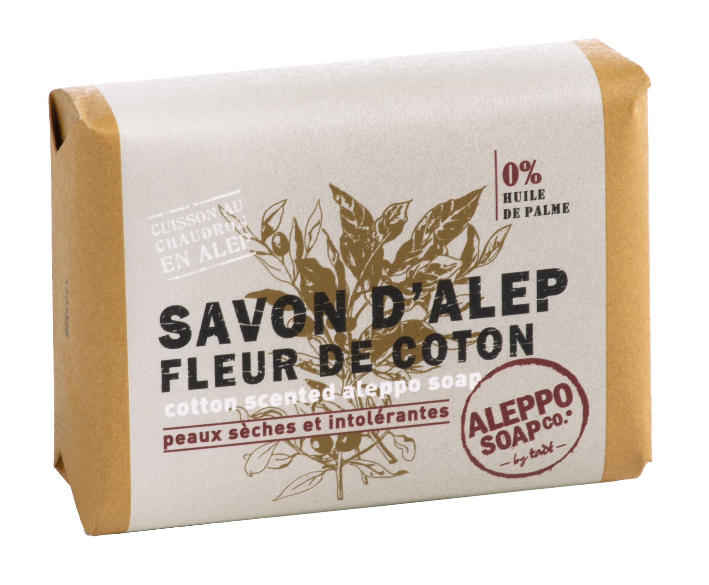 Tadé Aleppo Olivenseife mit Baumwollduft