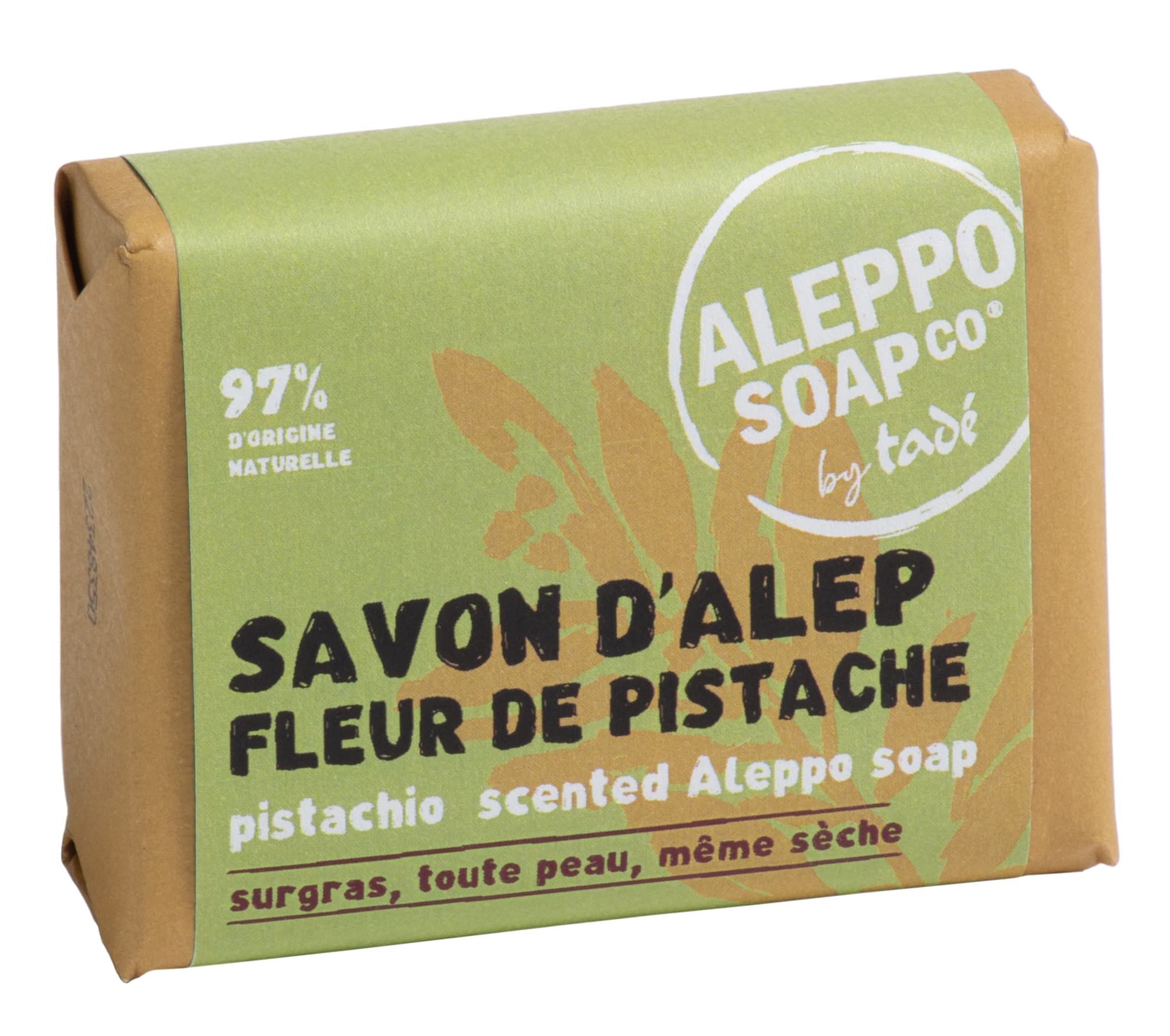 Tadé Aleppo Olivenseife mit Pistazienduft