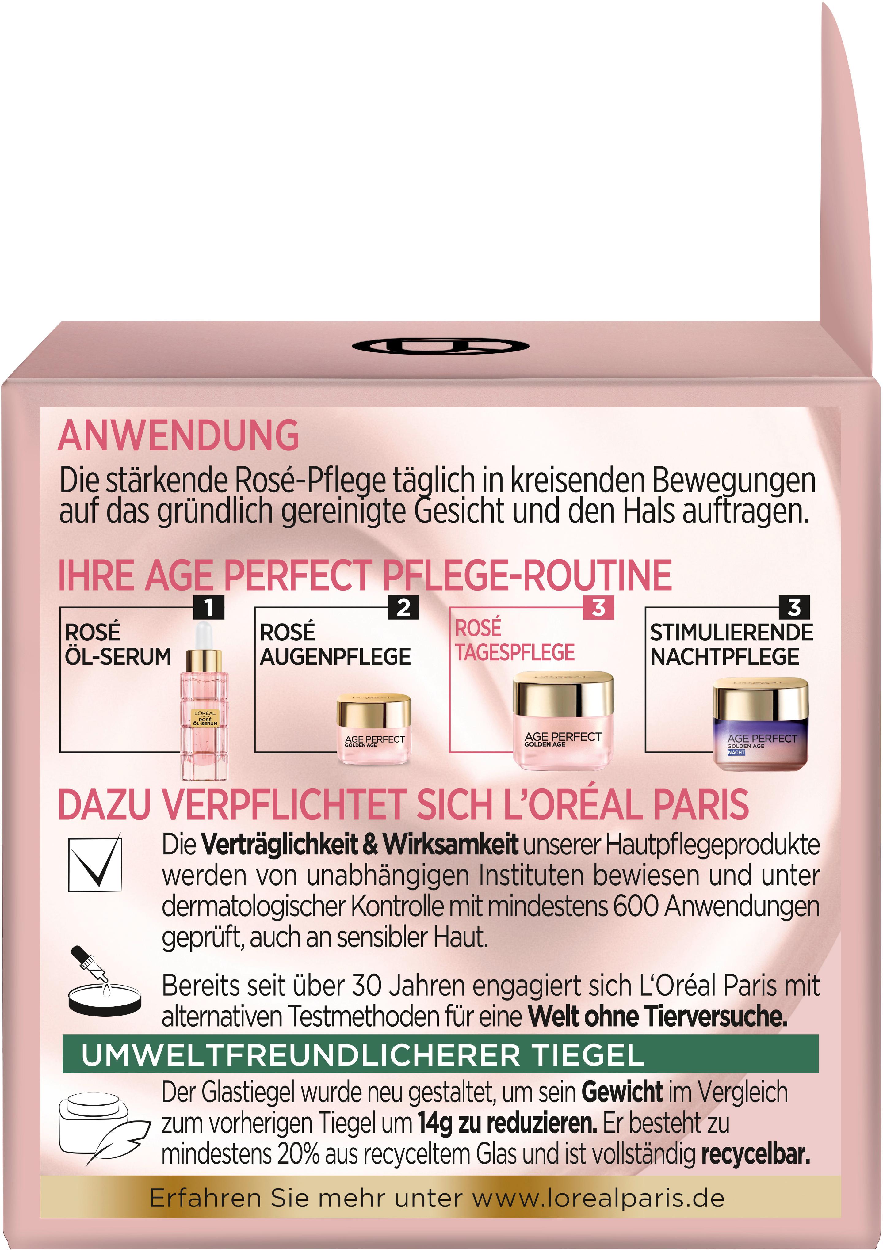 Produktbild L'Oréal Paris Dermo Age Perfect Golden Age Tag 50ml festigende rosé-creme 8 von 9