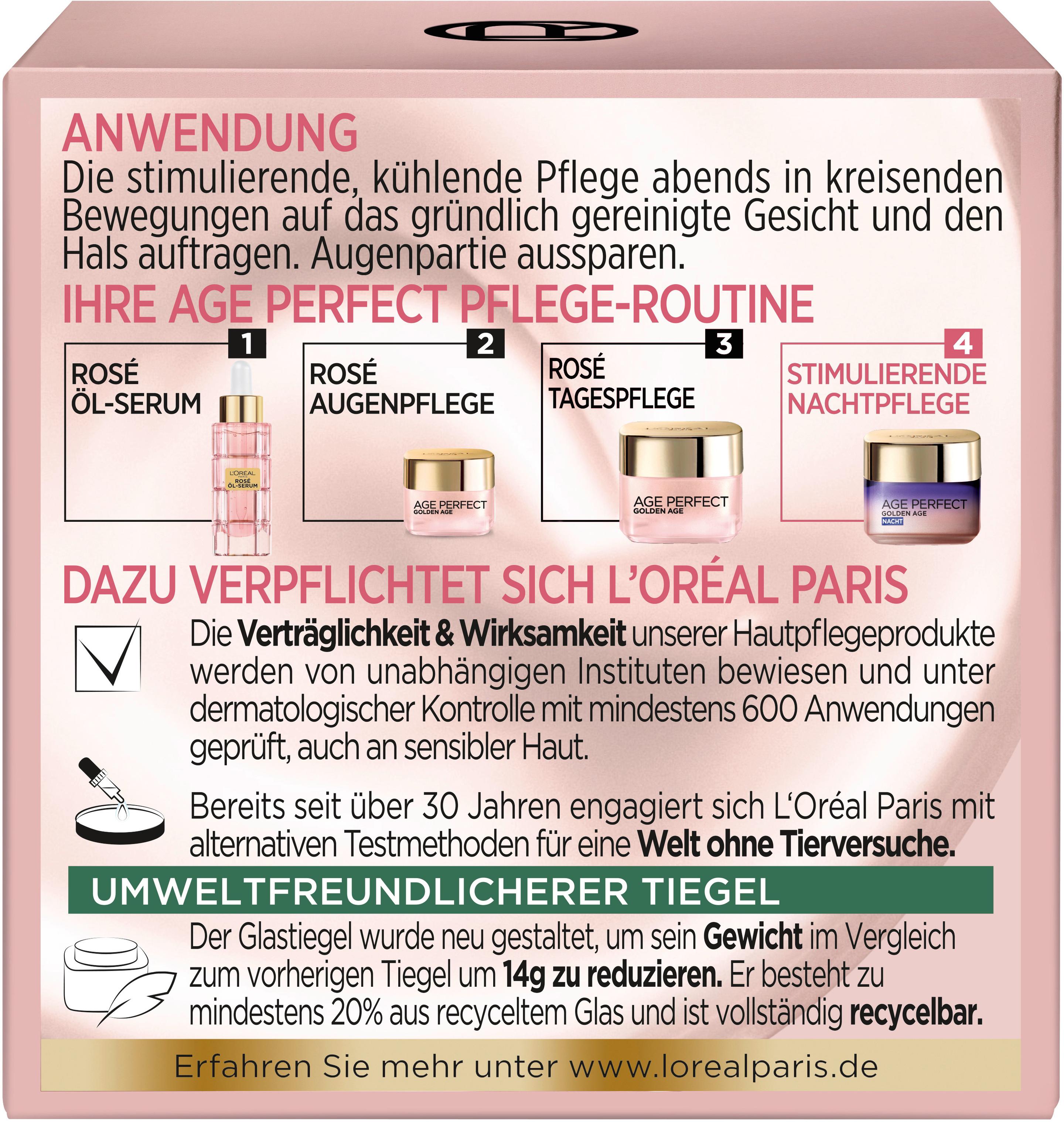 Produktbild L'Oréal Paris Age Perfect Golden Age festigende Pflege-Creme Nacht 5 von 6