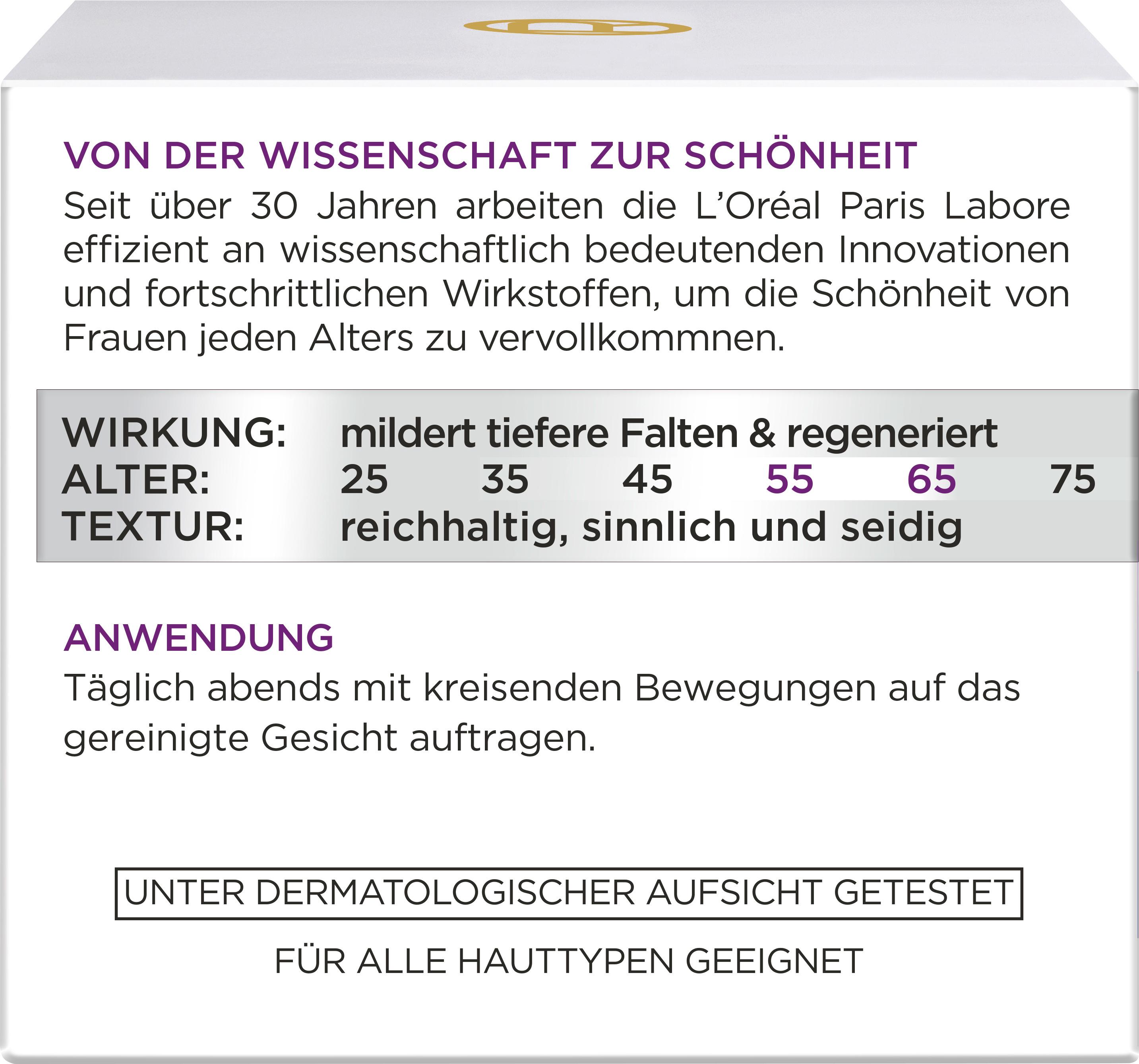 Produktbild L'Oréal Paris Dermo Anti Falten Expert 55+ Nachtpflege 2 von 7