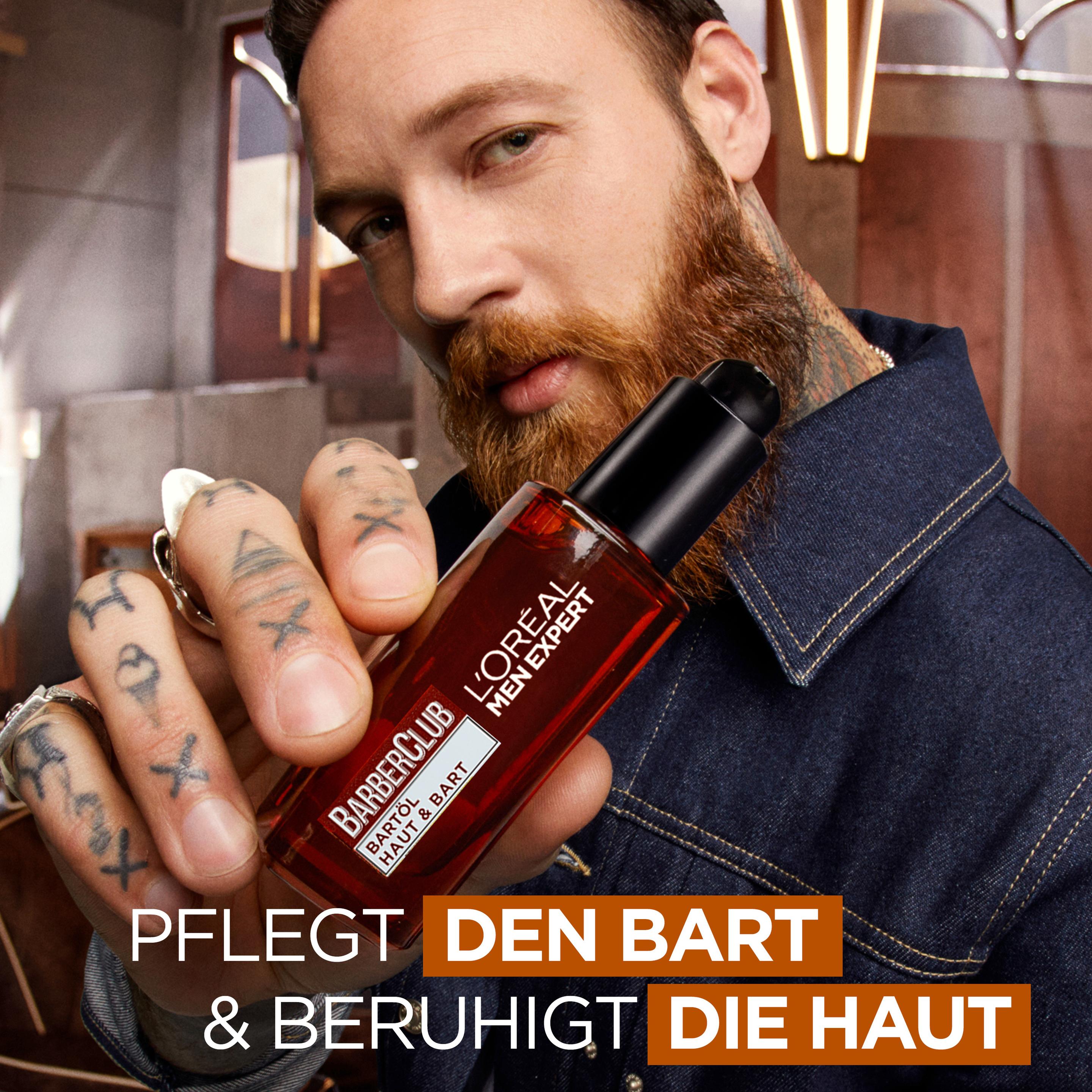 Produktbild L'oréal Men Expert Barber Club Bartöl für Haut und Bart 30ml mit ätherischem Zedernholzöl 9 von 9