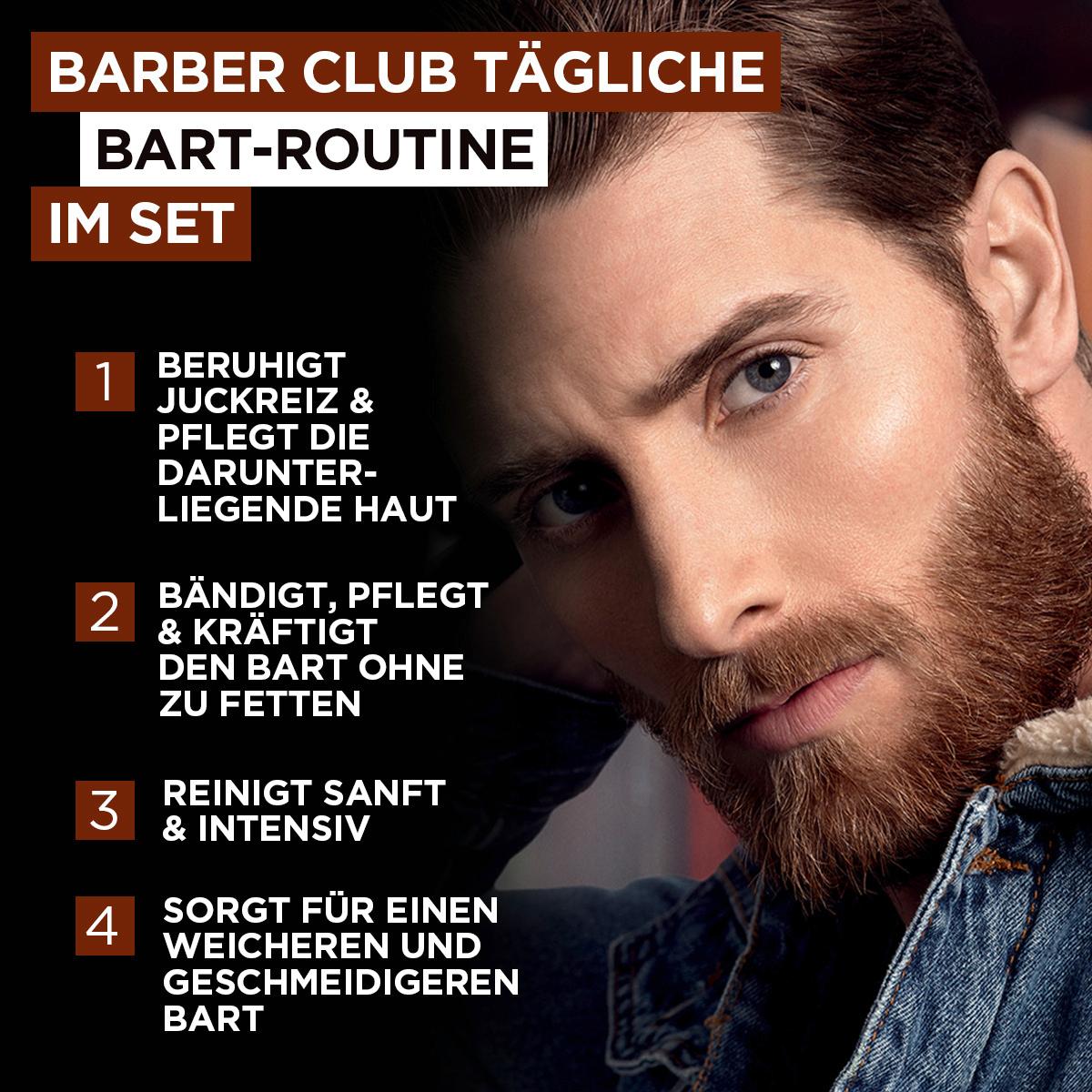 Produktbild L'oréal Men Expert Barber Club Bart und Haar Styling Pomade 75ml mit ätherischem Zedernholzöl 3 von 4