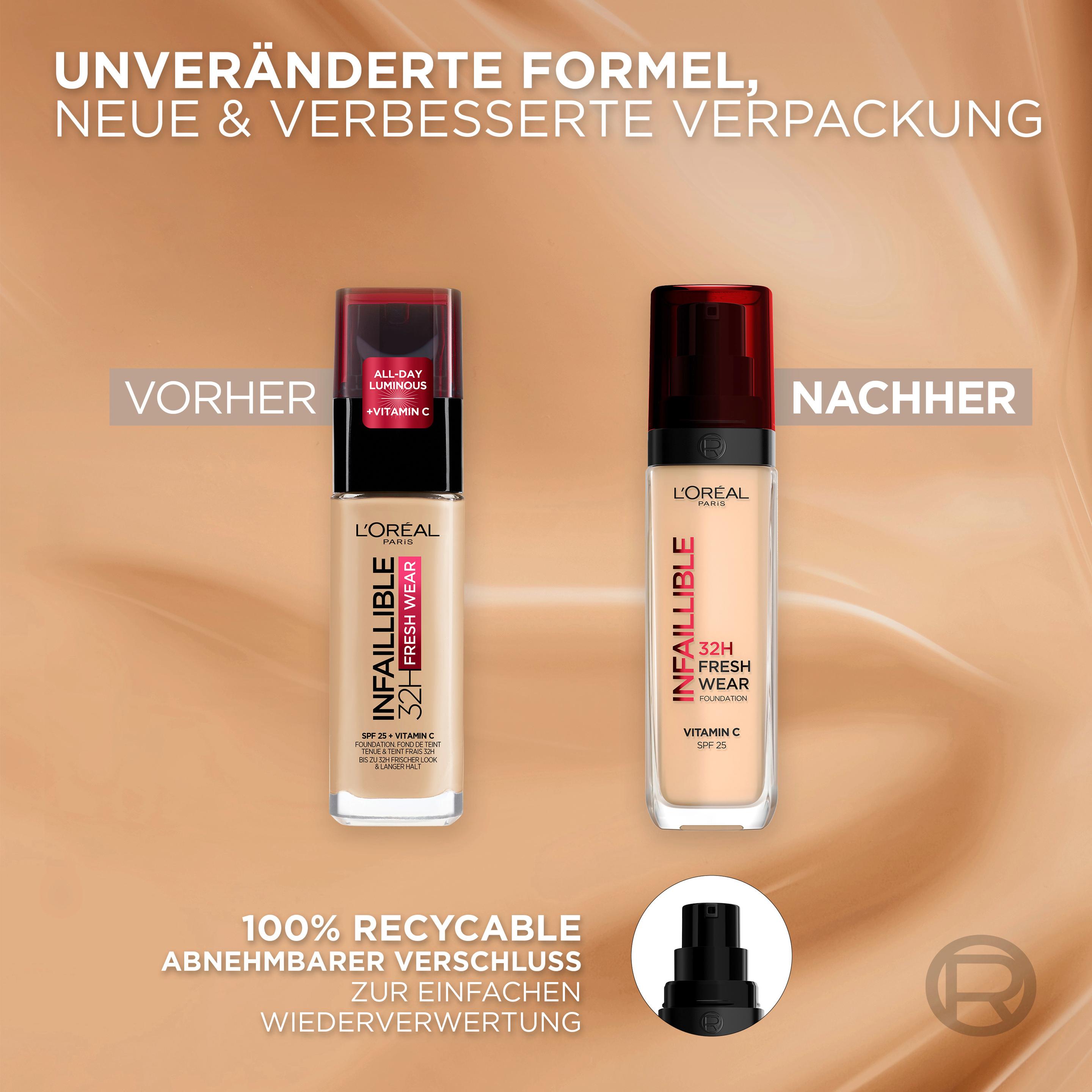 Produktbild L'ORÉAL PARIS Infaillible 32H Fresh Wear Make-up 4 von 8