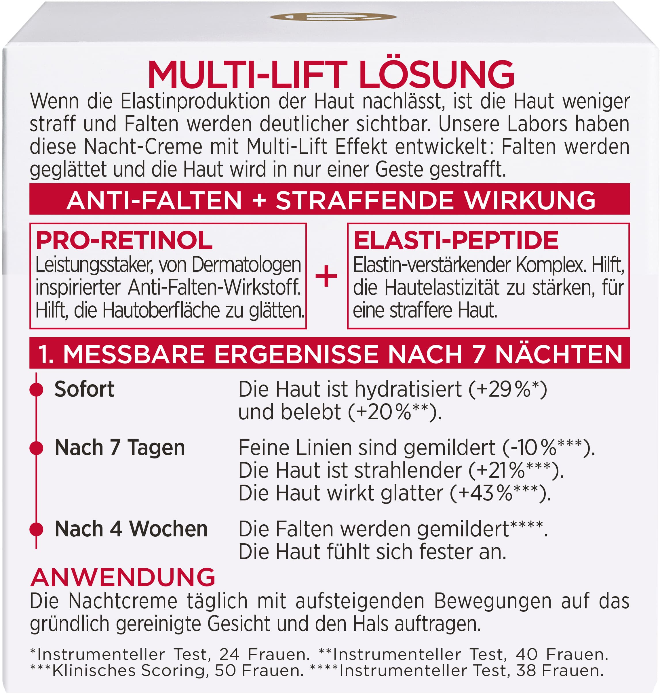 Produktbild L'Oréal Paris Revitalift Feuchtigkeitspflege Nachtcreme 2 von 4