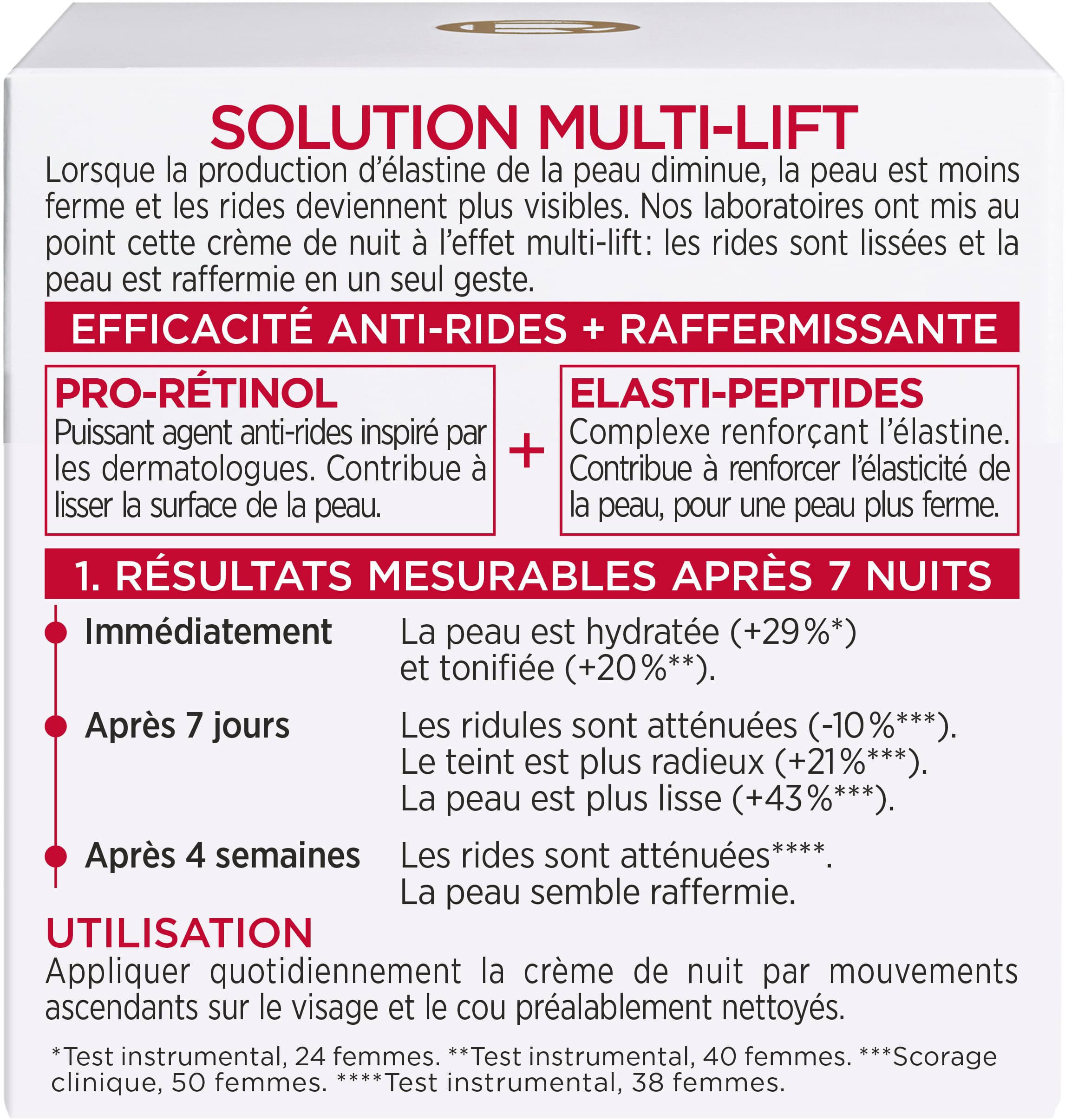 Produktbild L'Oréal Paris Revitalift Feuchtigkeitspflege Nachtcreme 3 von 4