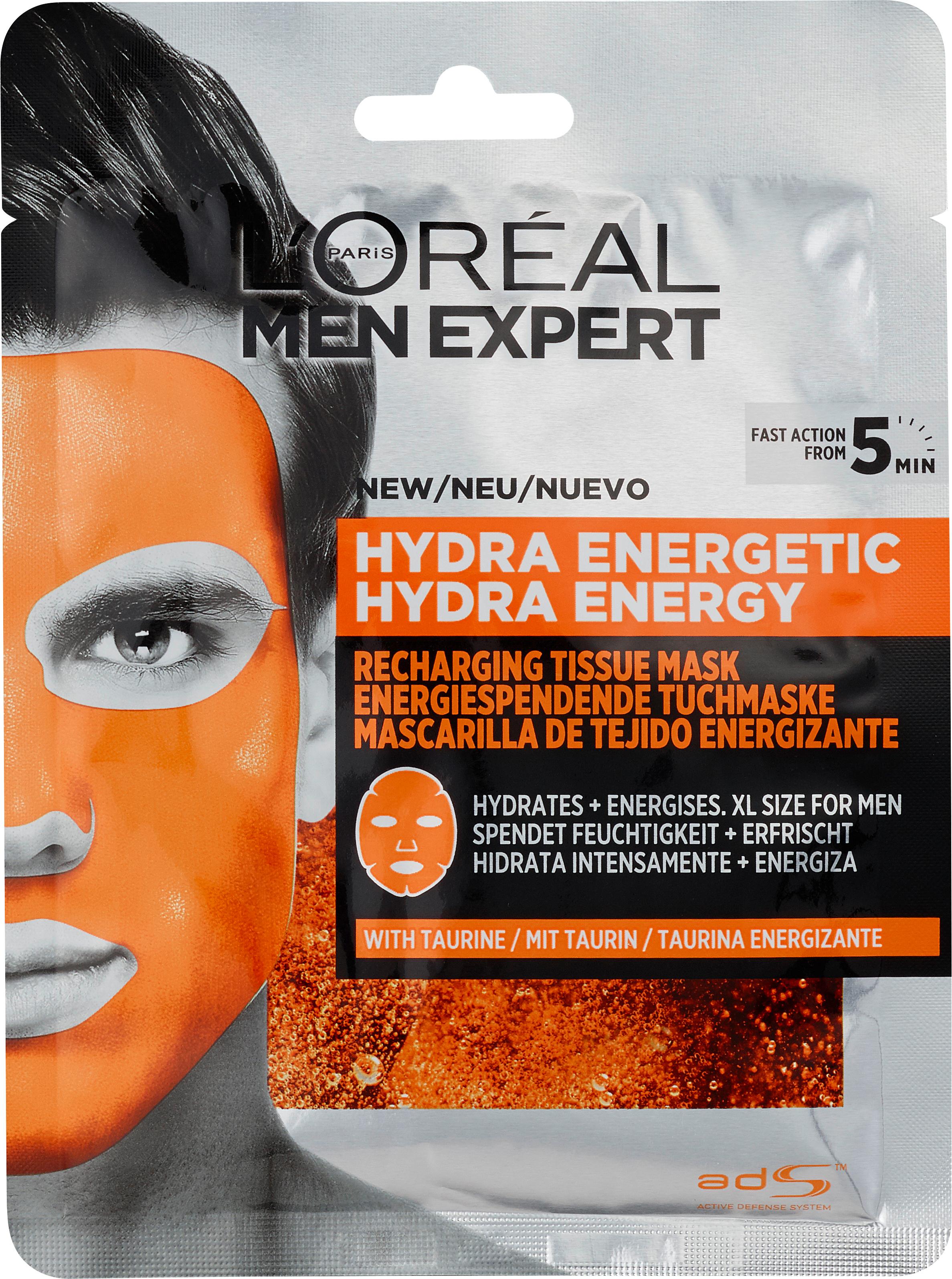 L'oréal Men Expert Hydraenergy Tuchmaske