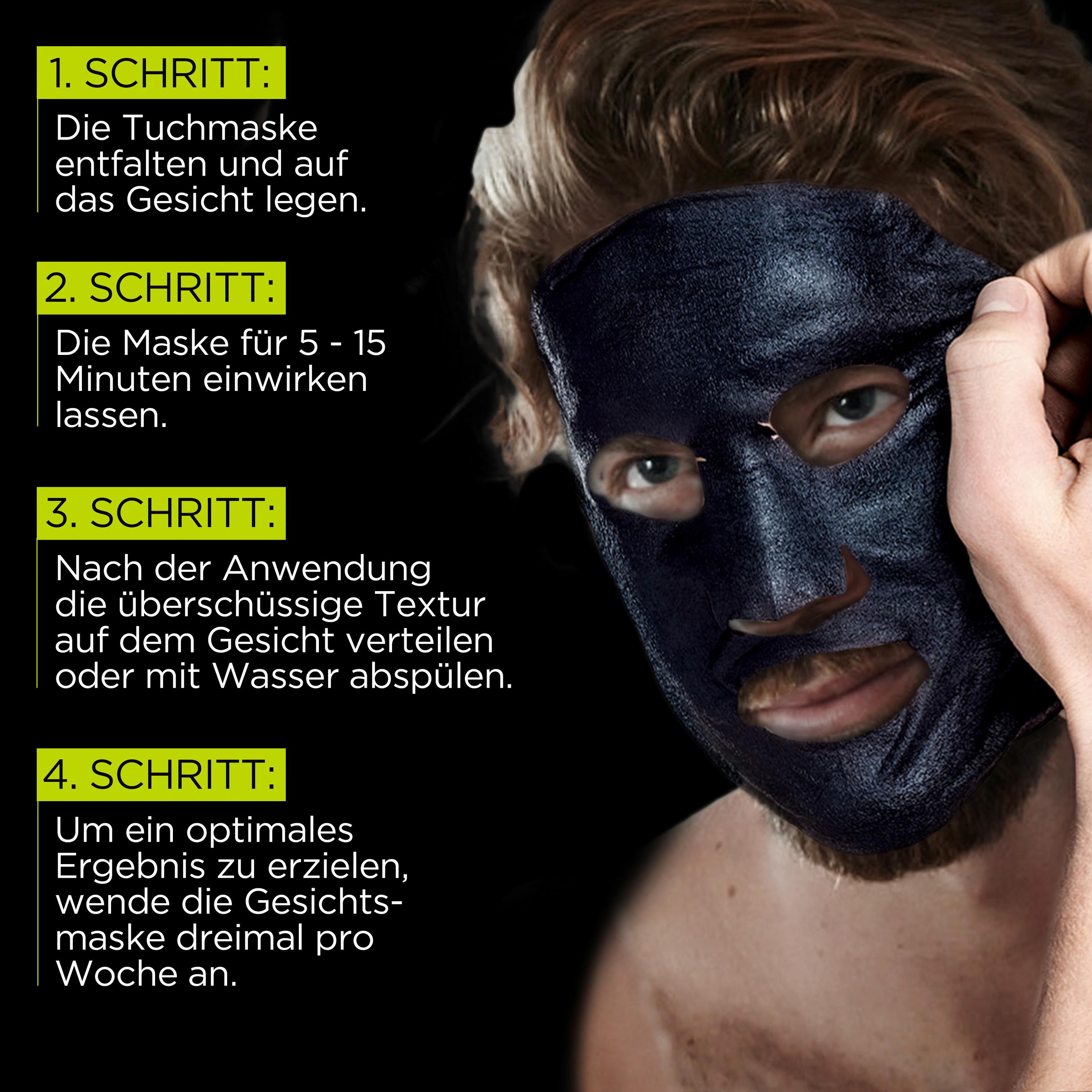 Produktbild L'Oréal Men Expert Pure Charcoal Tuchmaske Sachet 5 von 5