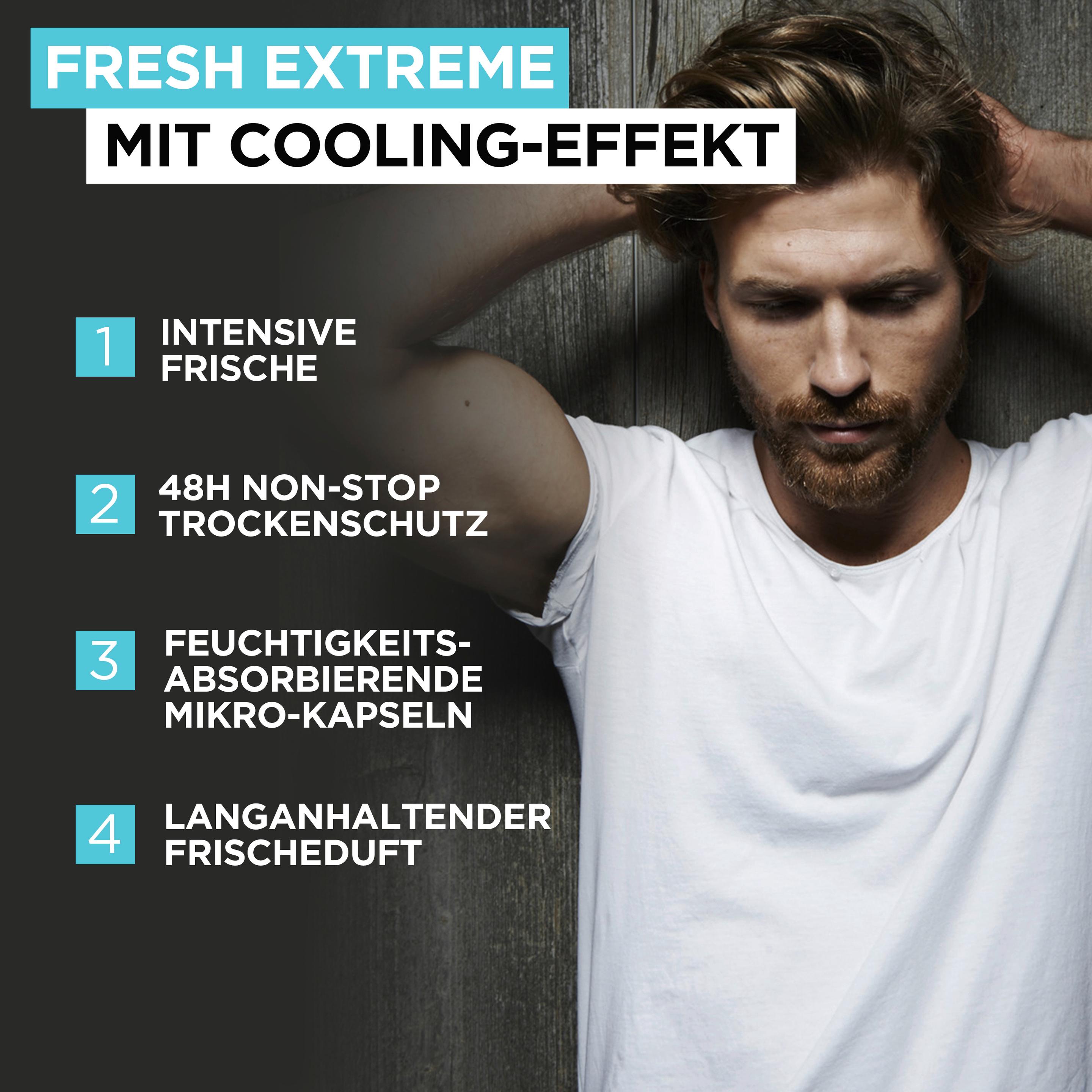 Produktbild L'Oréal Men Expert Deo Roll On Extreme Fresh - 48h Schutz vor Schweiß und Gerüchen mit Ultra-Cooling-Effekt 3 von 5