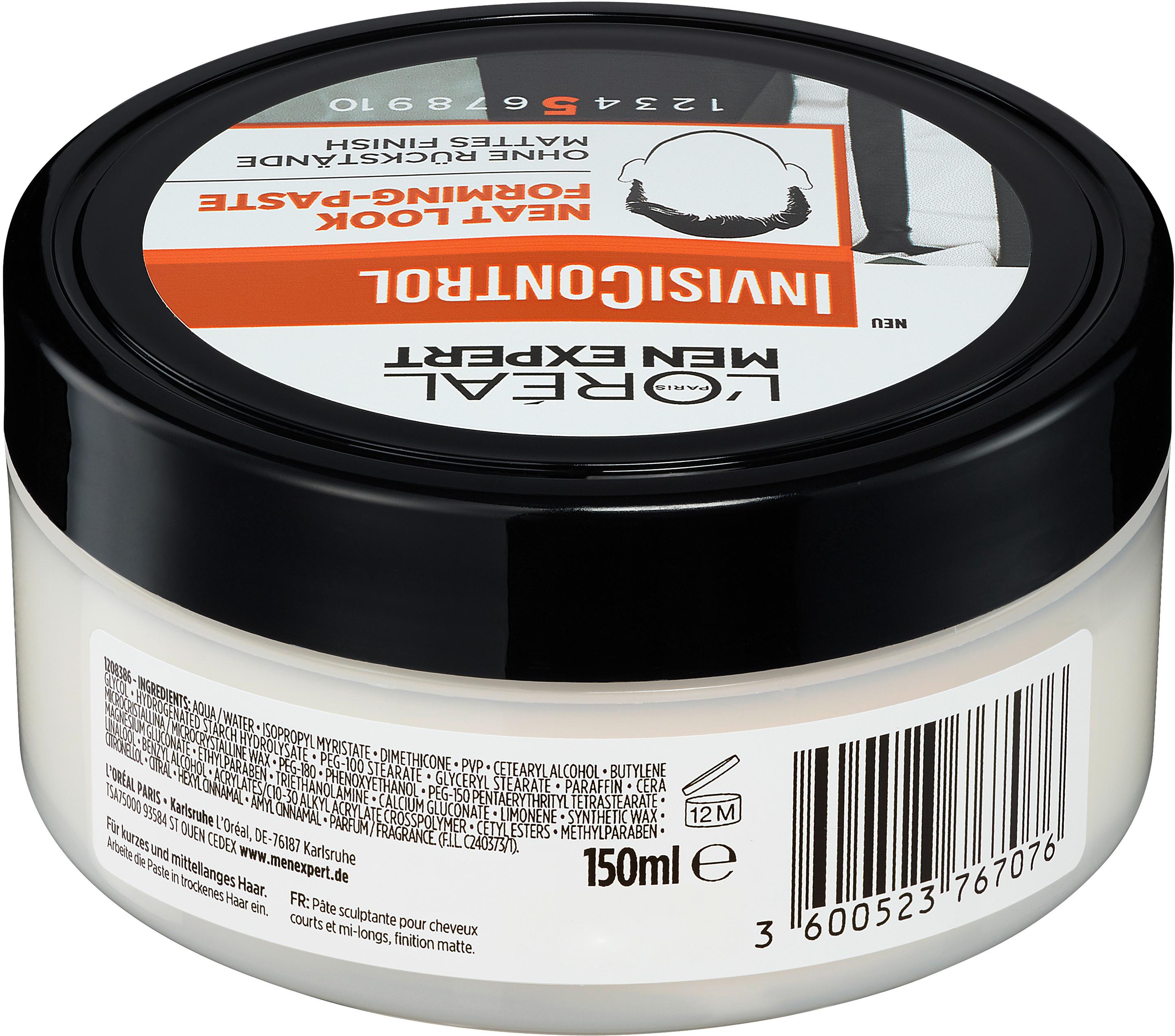 Produktbild L'oréal Men Expert Invisi Neat Matte Haarcreme 150ml 2 von 6