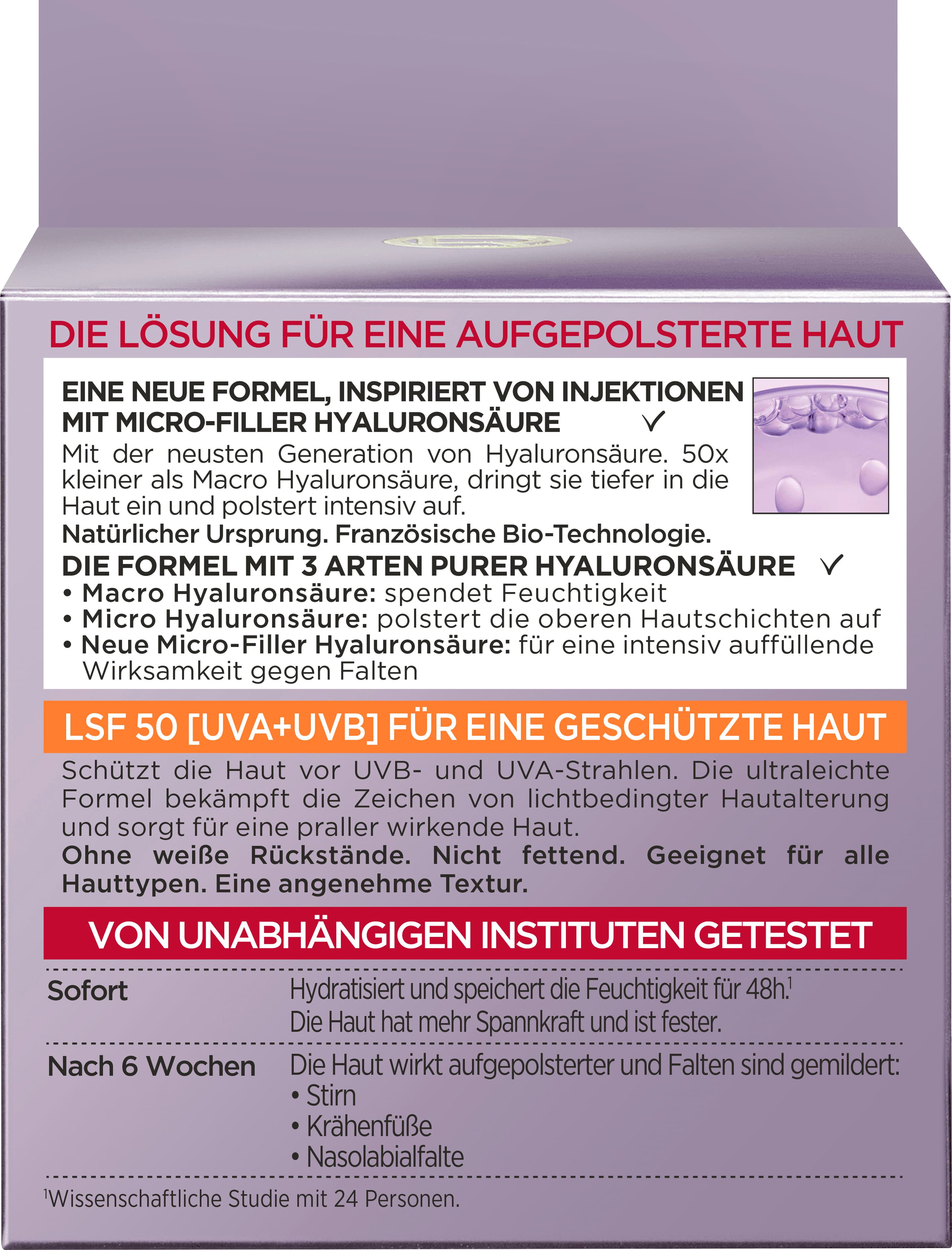 Produktbild L'Oréal Paris Revitalift Filler Tag LSF50 2 von 11