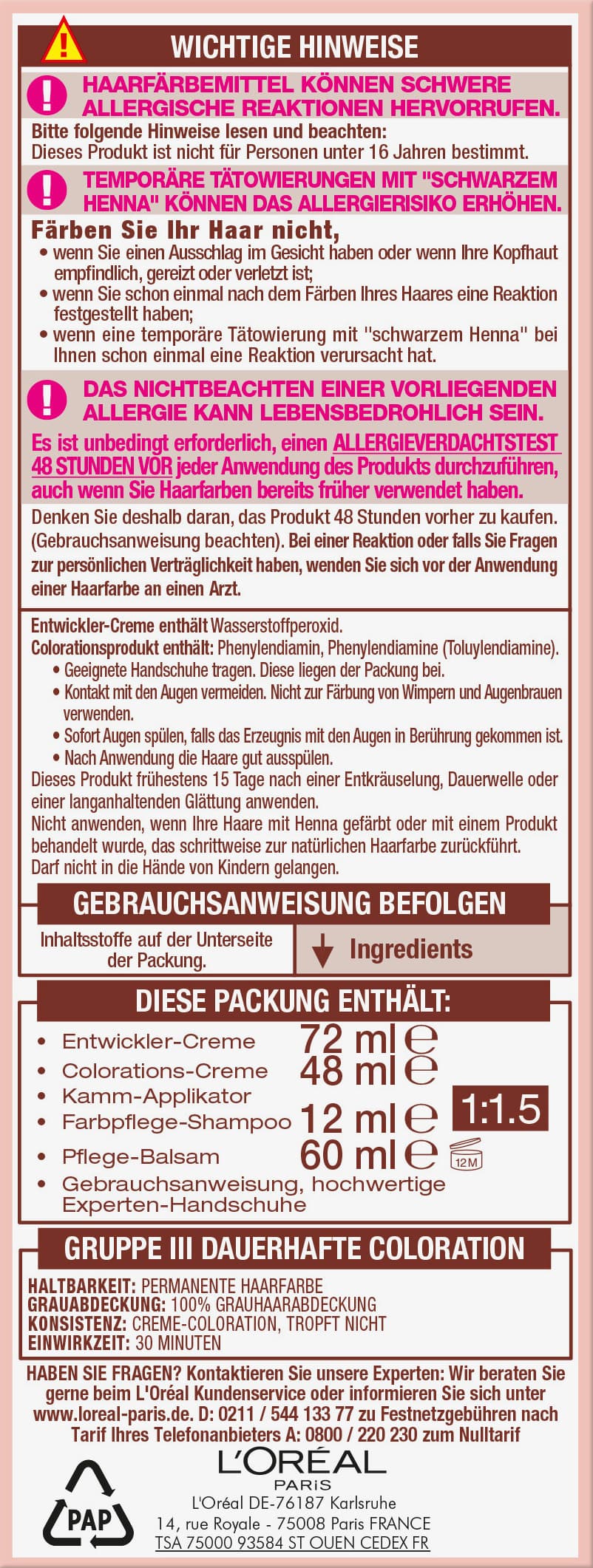 Produktbild L'Oréal Paris Excellence Creme 4 von 9