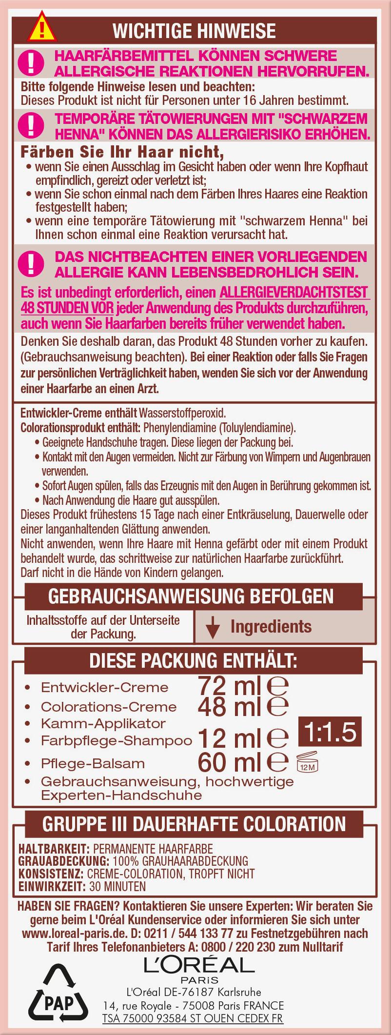Produktbild L'Oréal Paris Excellence Creme 2 von 9