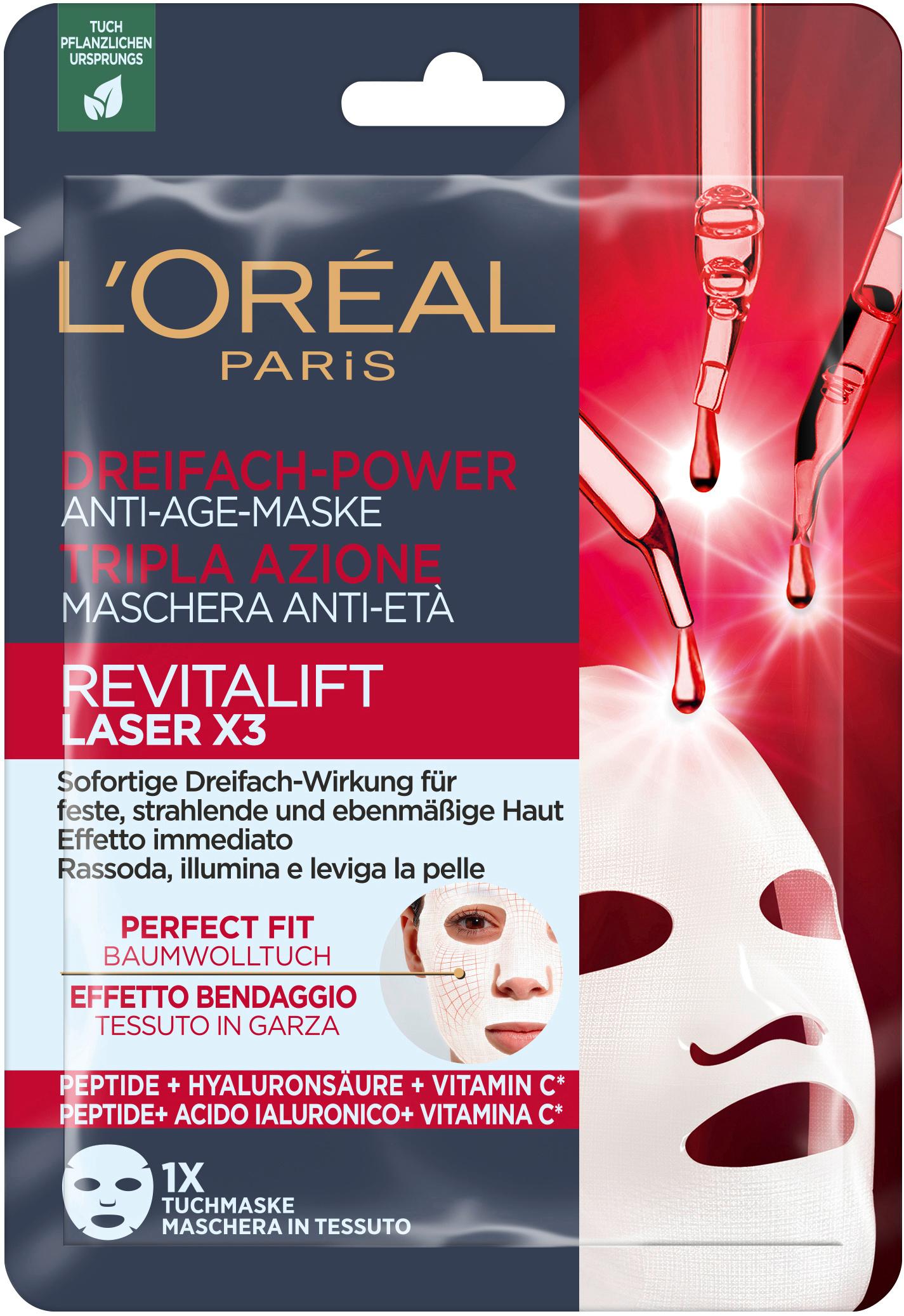 L'Oréal Paris Revitalift Laser X3 Tuchmaske