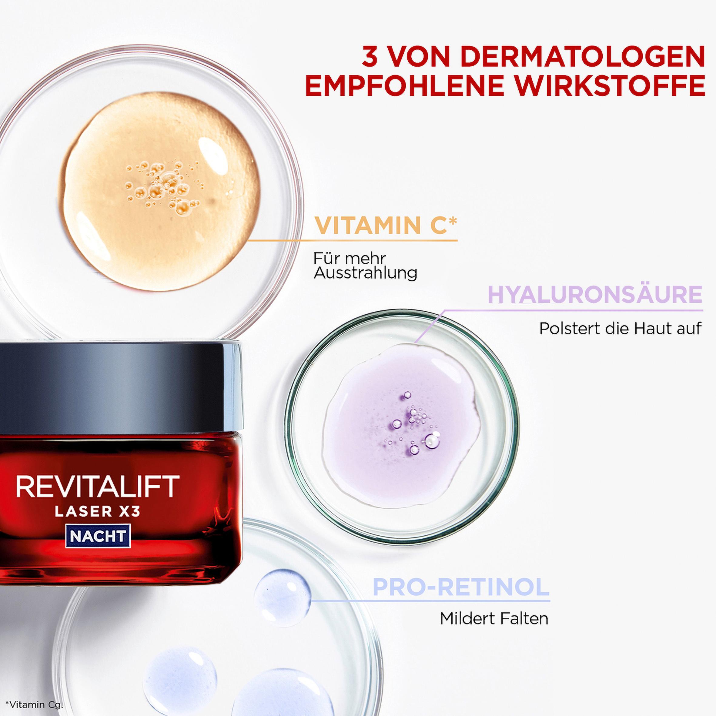 Produktbild L'Oréal Revitalift Laser X3 Cica Nachtcreme 4 von 10