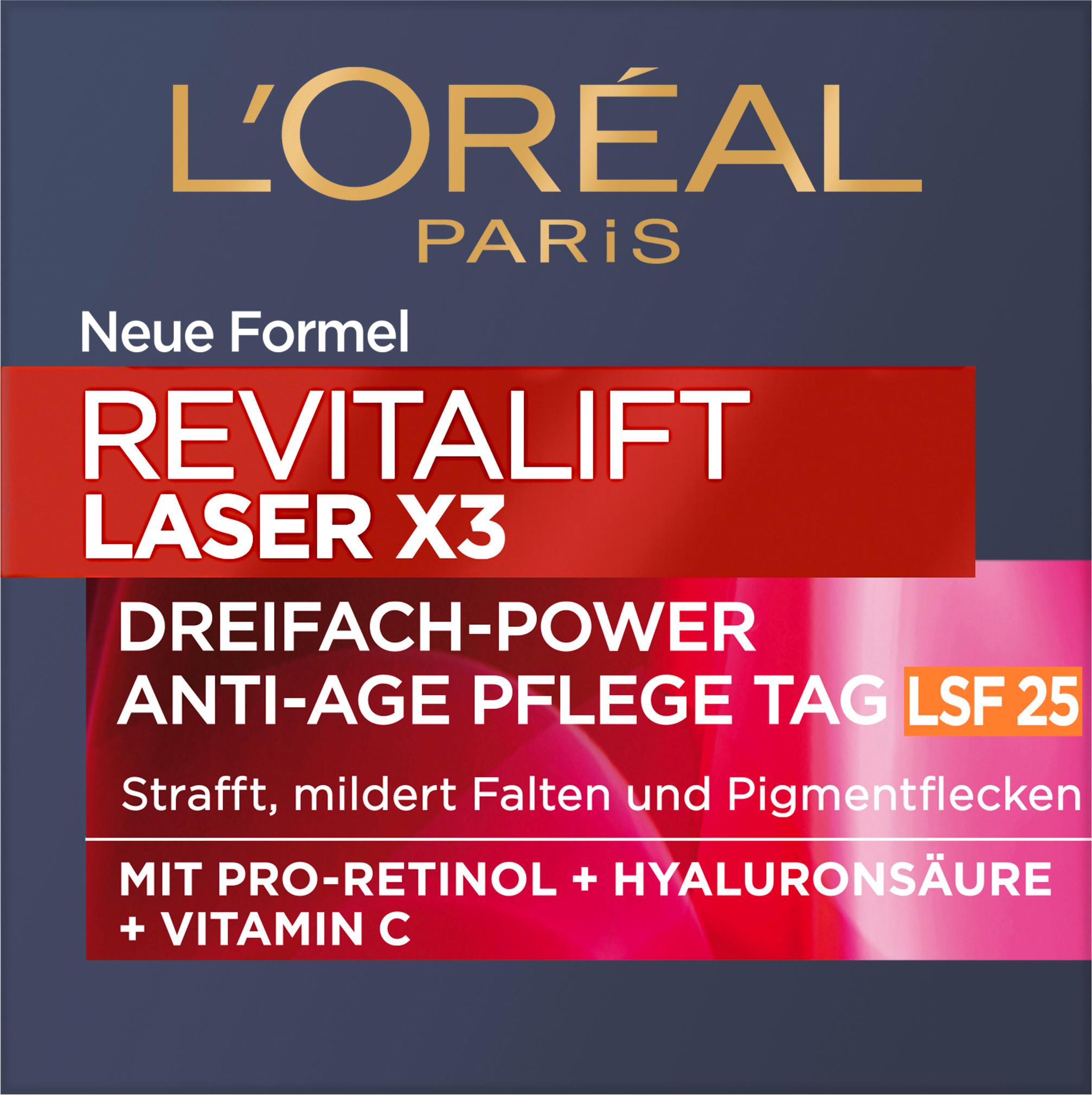 L'Oréal Paris Revitalift Laser X3 Anti Age Tagescreme LSF 25