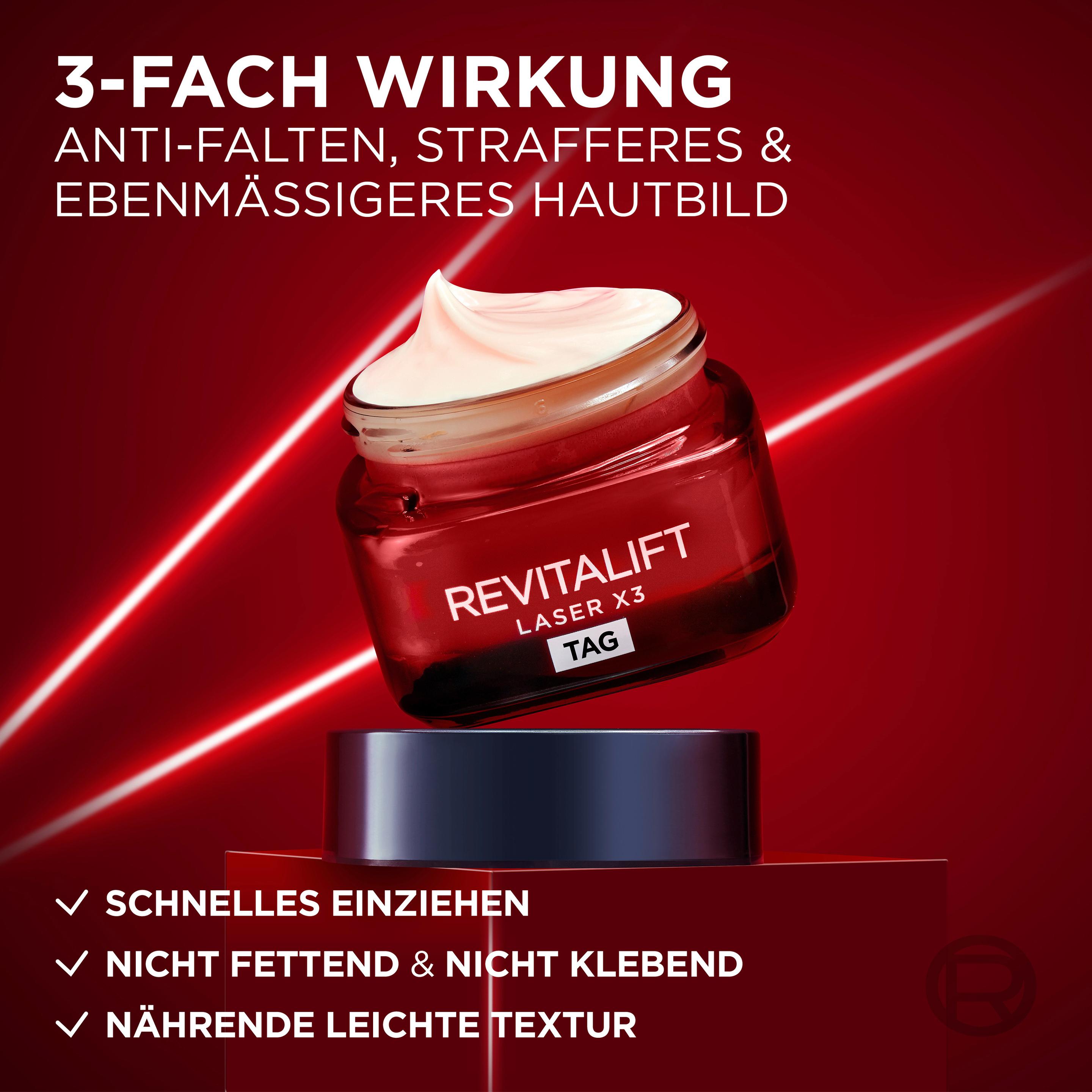 Produktbild L'Oréal Paris Revitalift Laser X3 Anti Age Intensivpflege Tagescreme 3 von 17