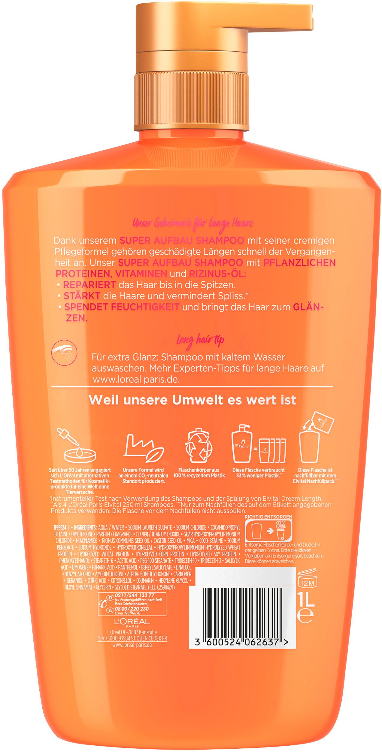 Produktbild Elvital Dream Length Shampoo 1000ml 2 von 8