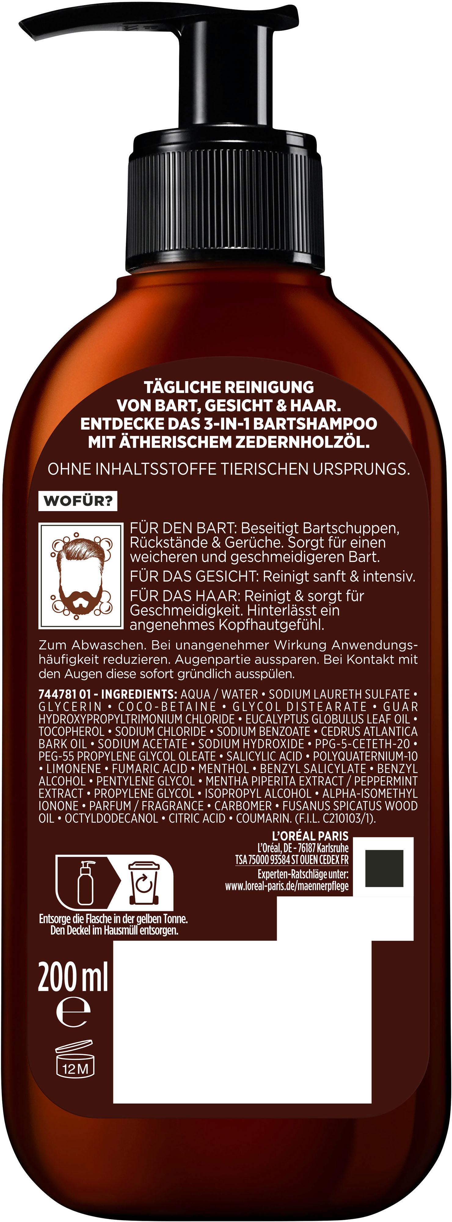 Produktbild L'oréal Men Expert Barber Club Wash Gesichtsreinigung 200ml 2 von 7